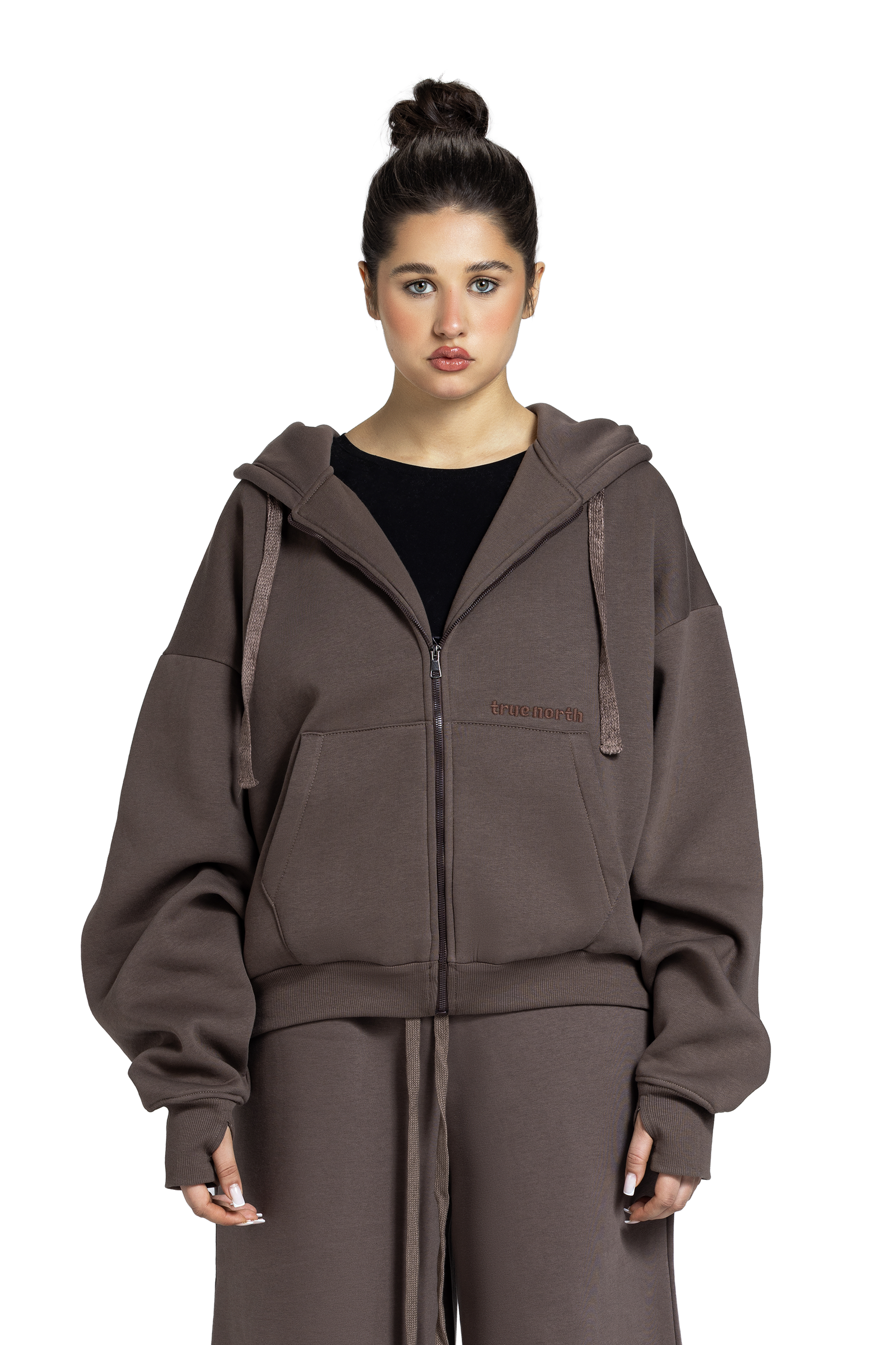 Unisex Oversized Zip-Up Jacket