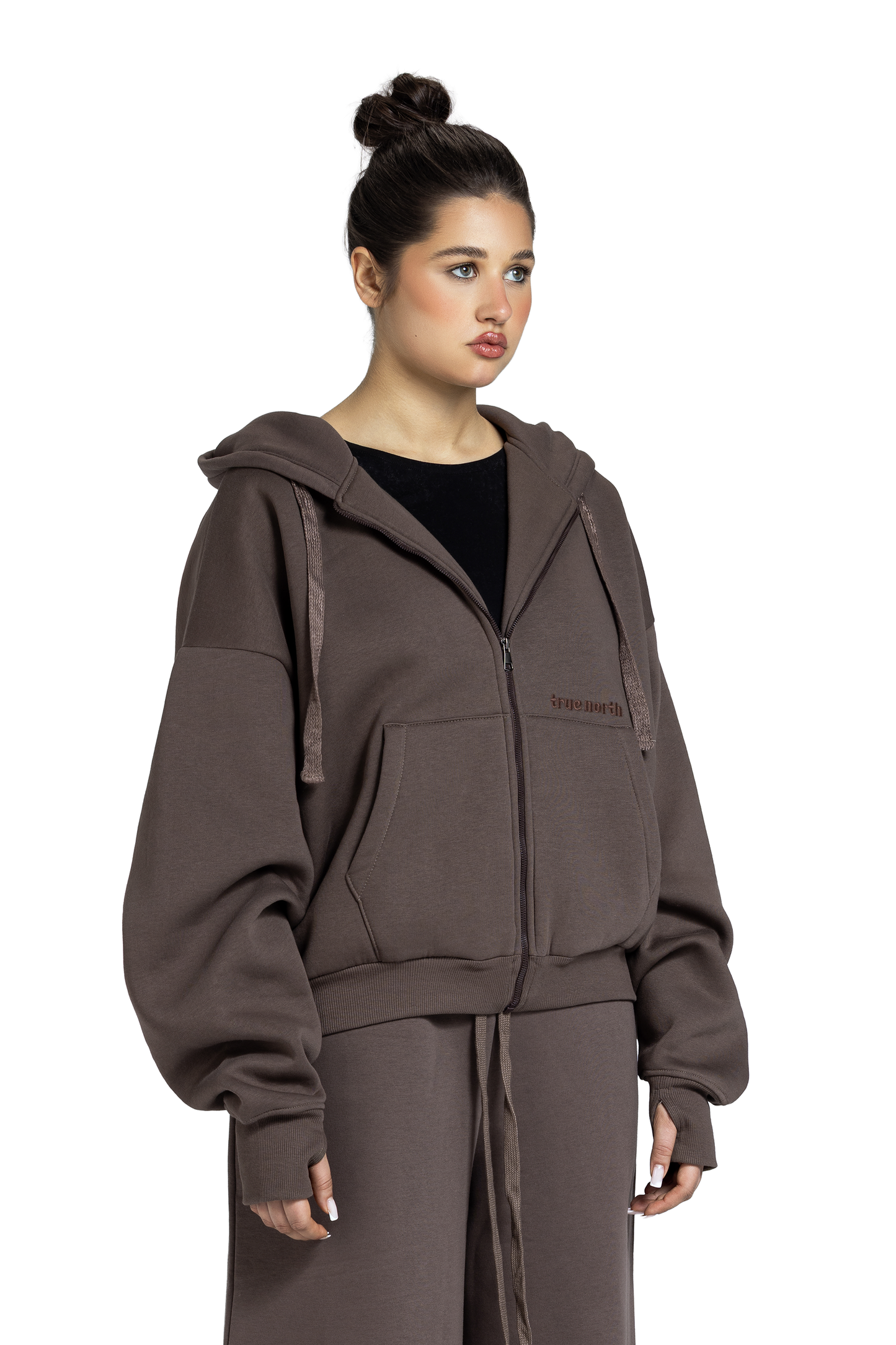 Unisex Oversized Zip-Up Jacket