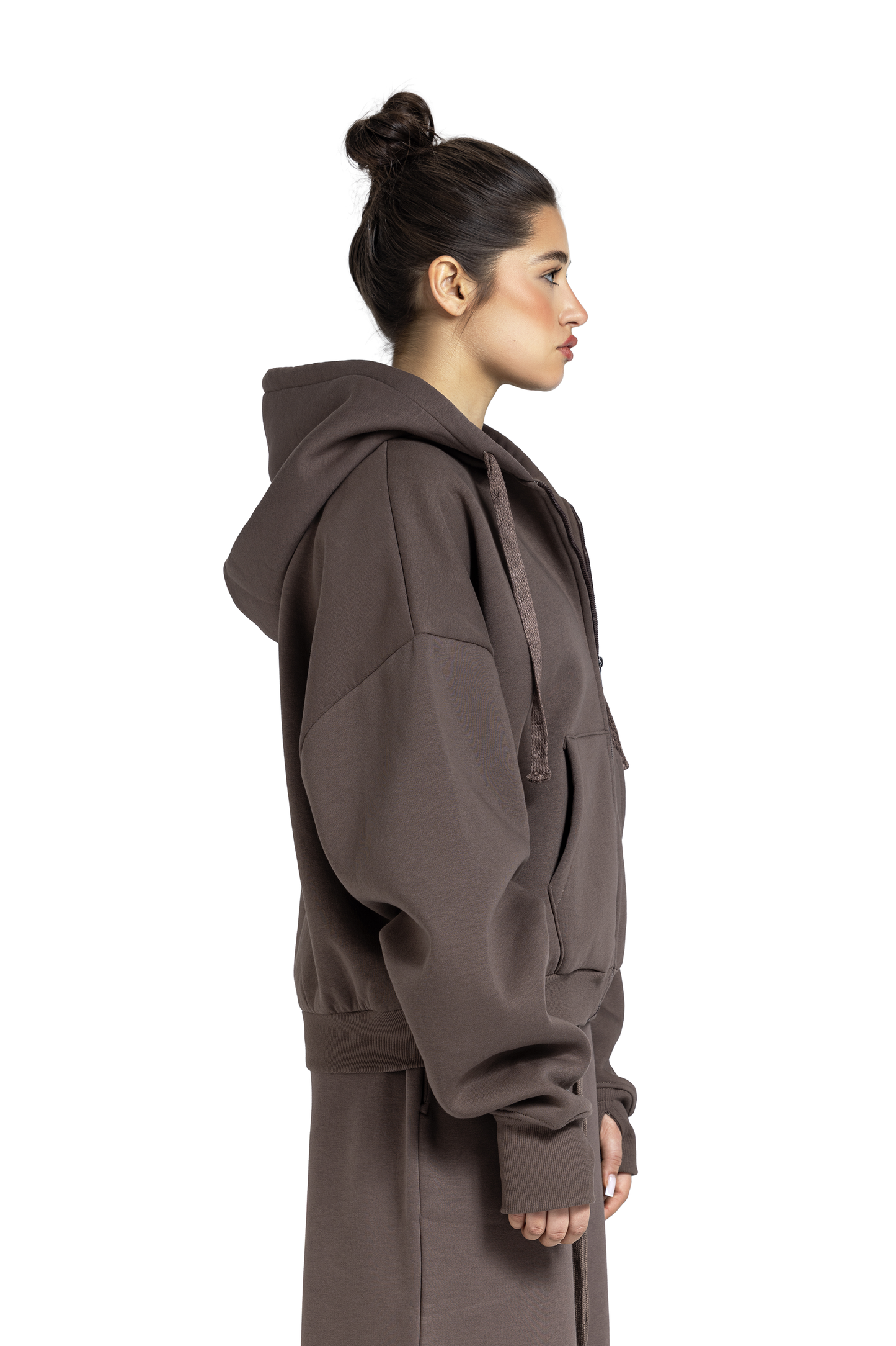 Unisex Oversized Zip-Up Jacket