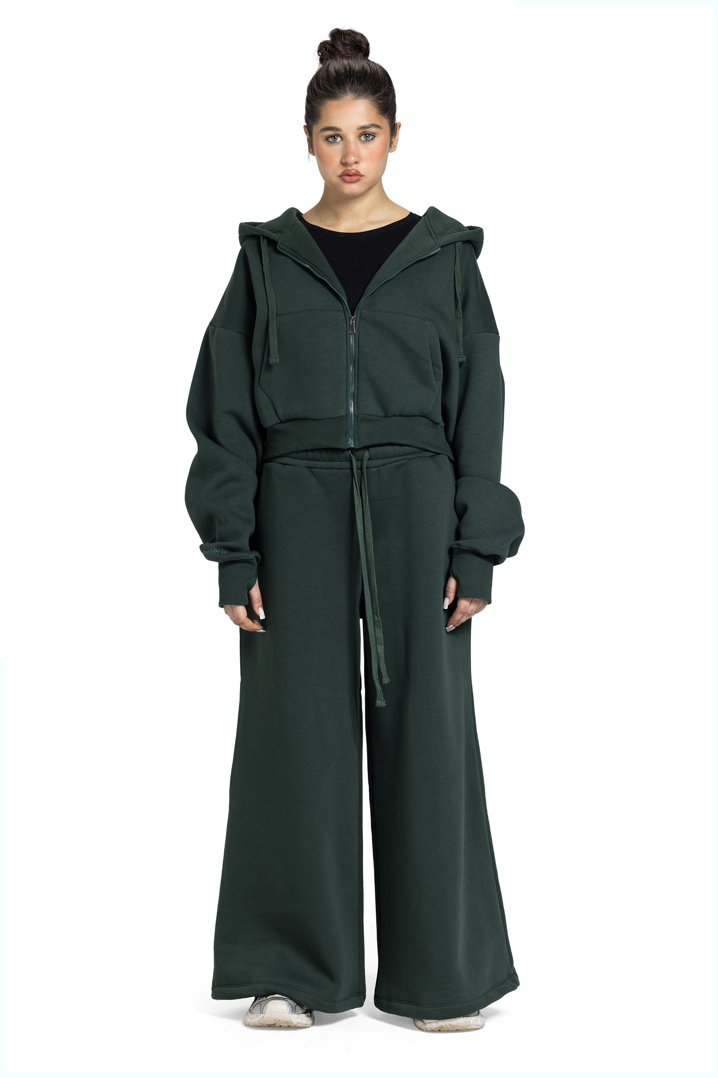 Women’s Cropped Zip-Up Jacket