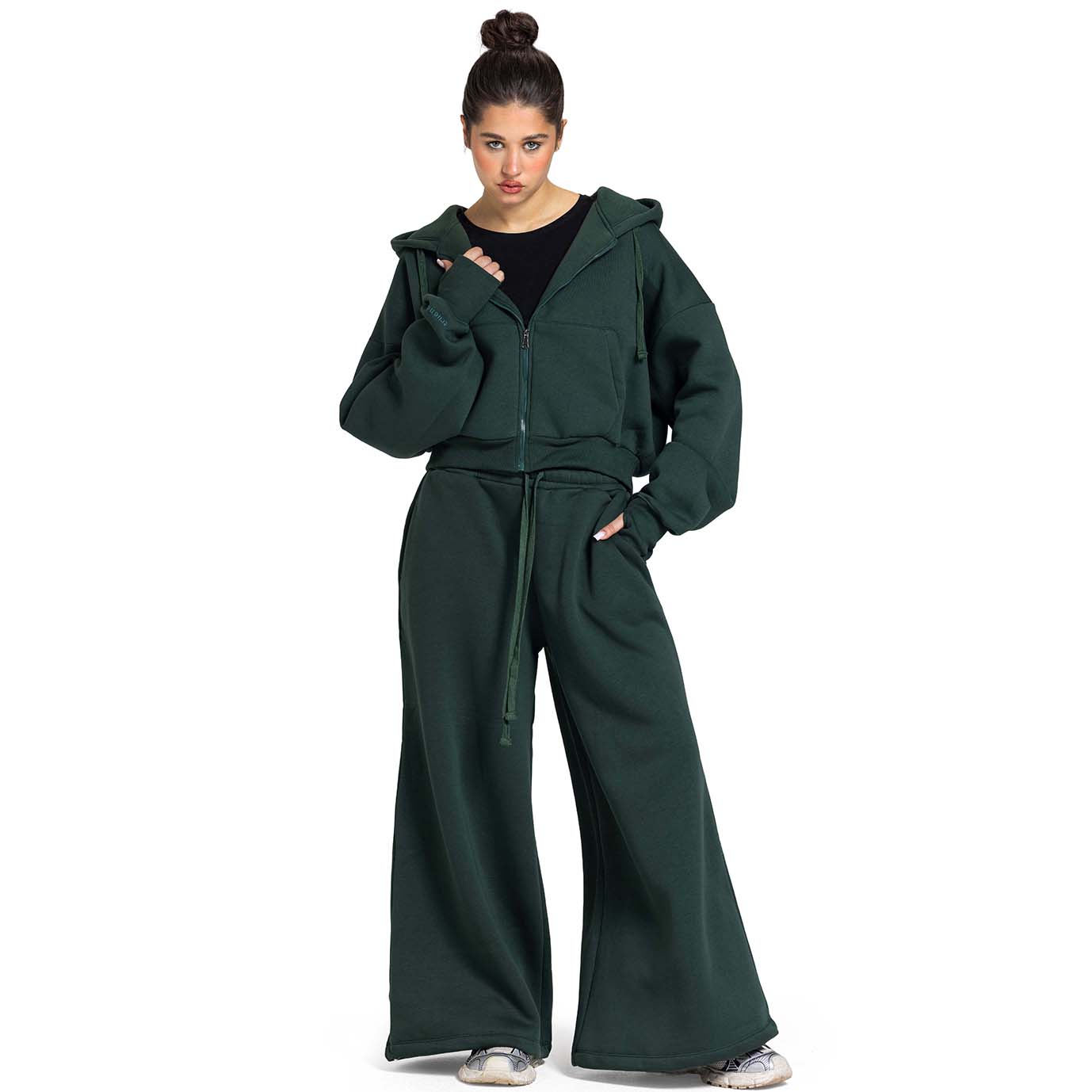 Women Cropped Set