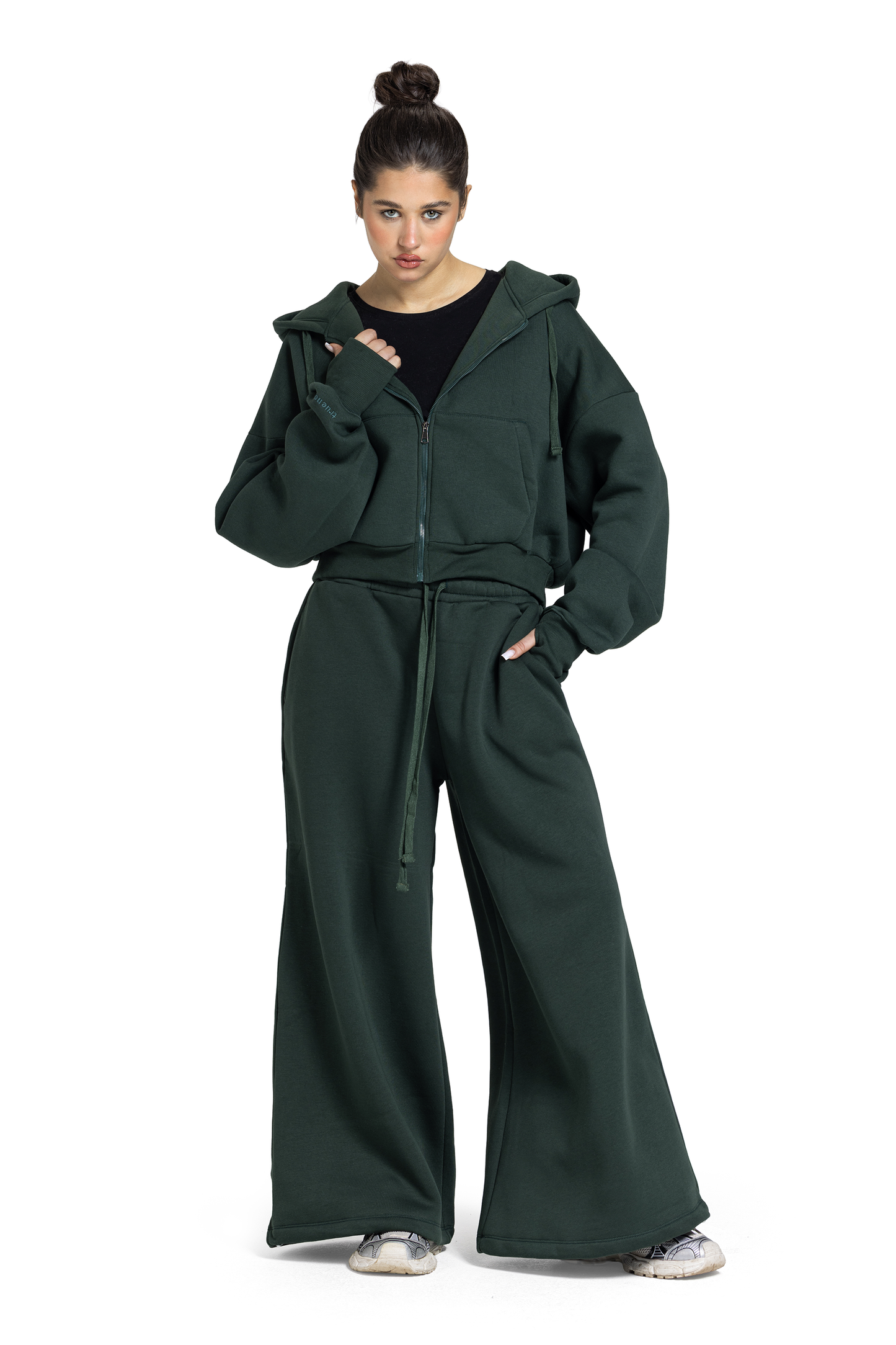 Women’s Cropped Zip-Up Jacket