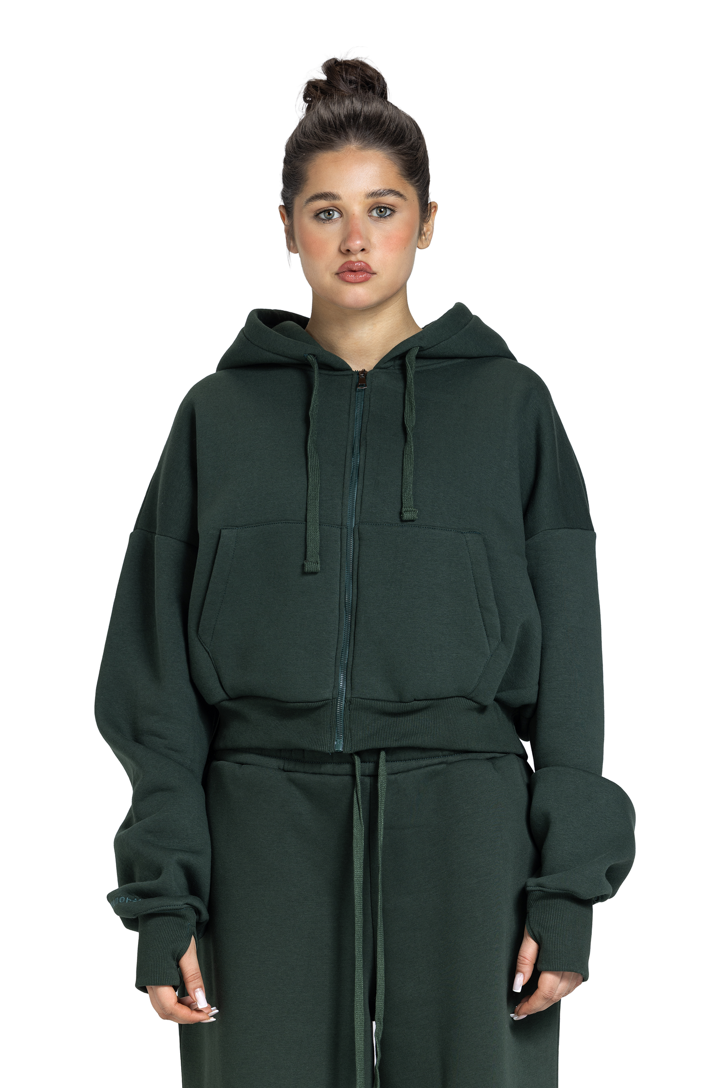 Women’s Cropped Zip-Up Jacket