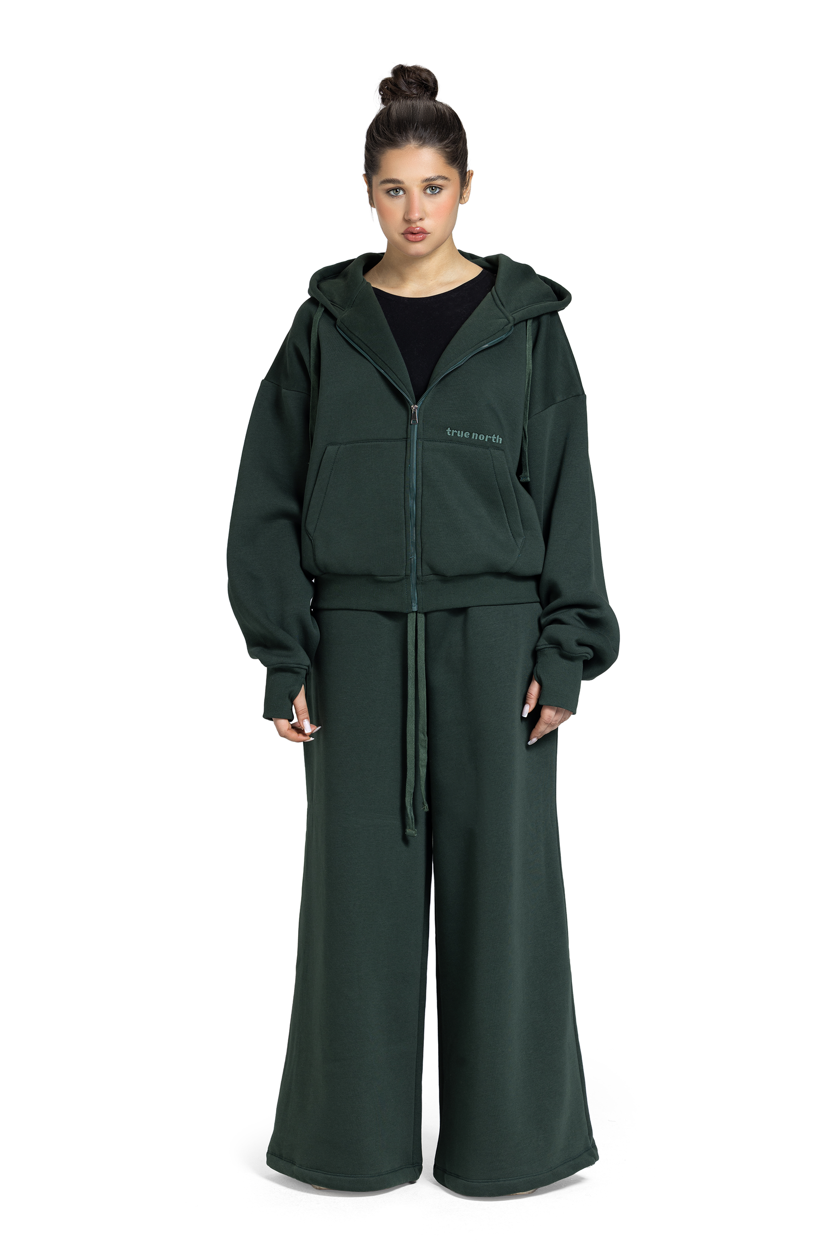 Unisex Oversized Zip-Up Jacket