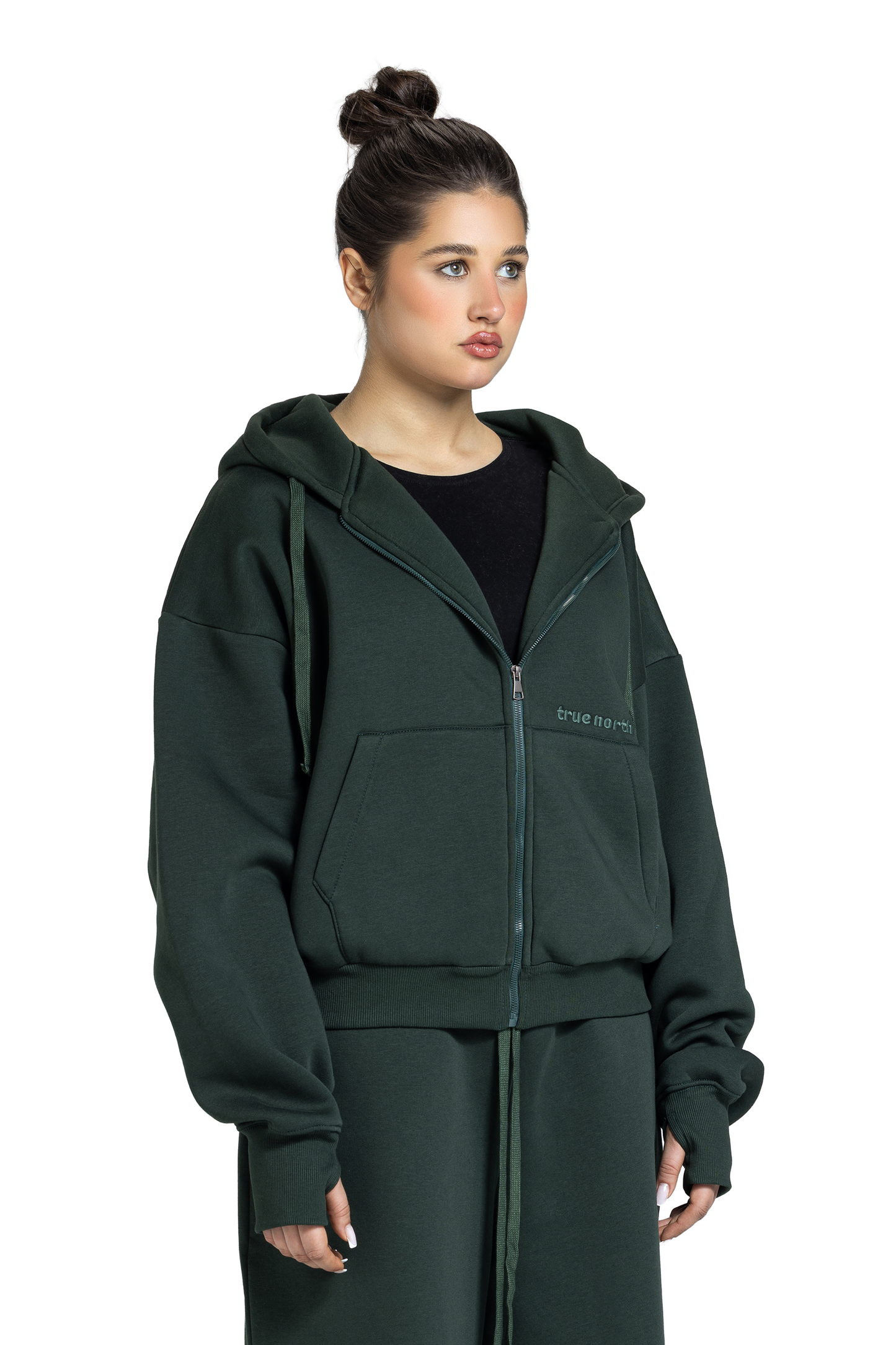 Unisex Oversized Zip-Up Jacket