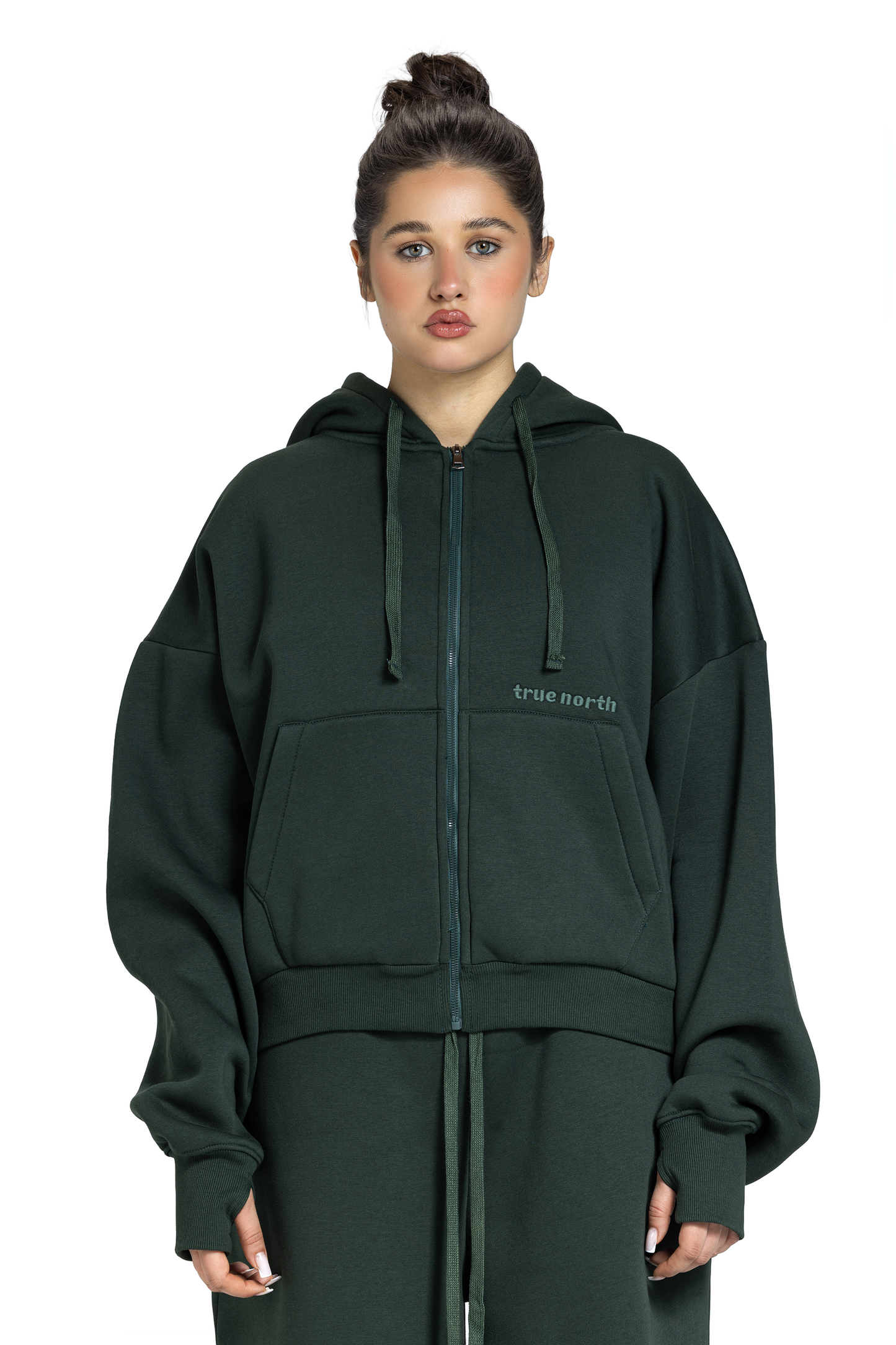 Unisex Oversized Zip-Up Jacket