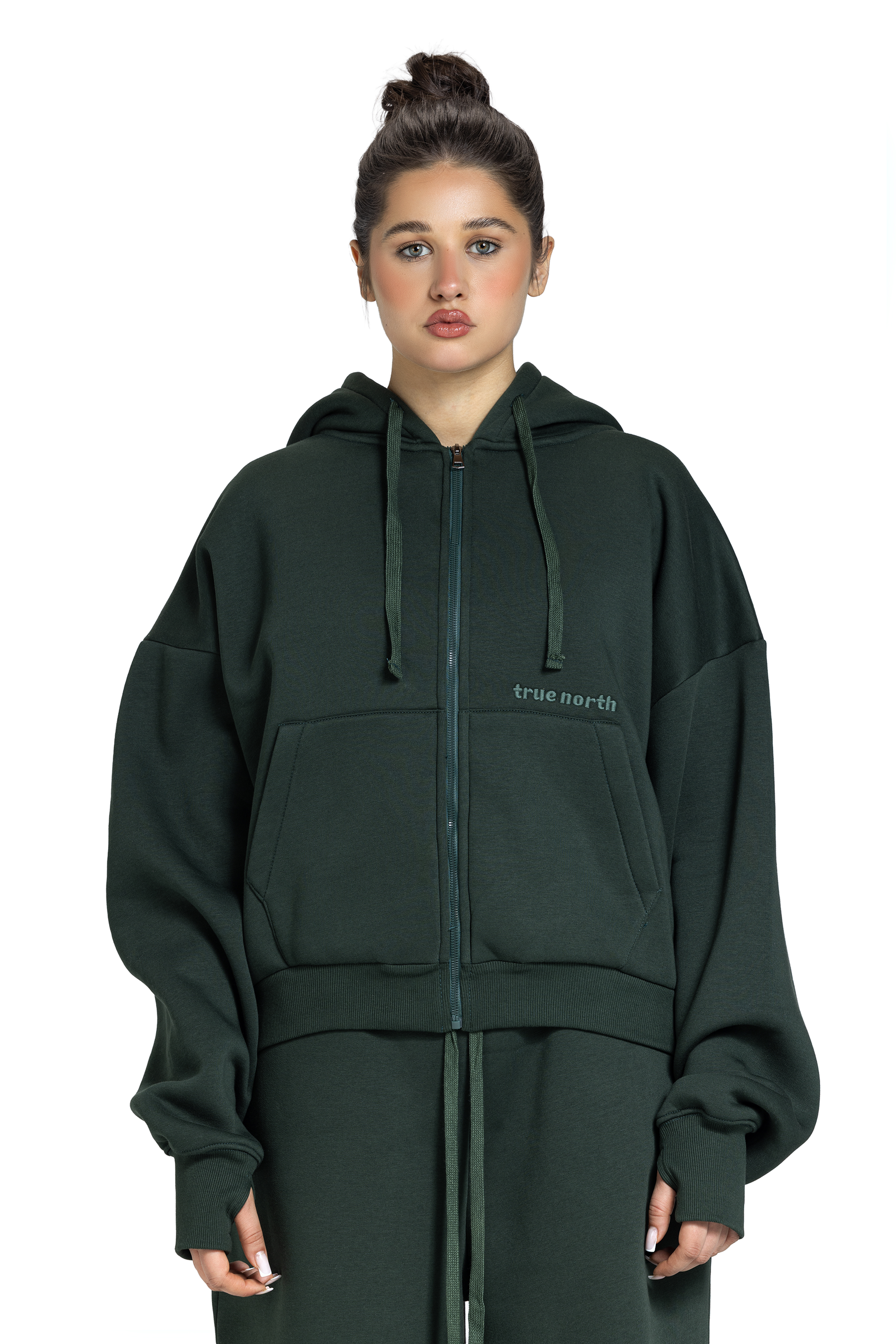 Unisex Oversized Zip-Up Jacket