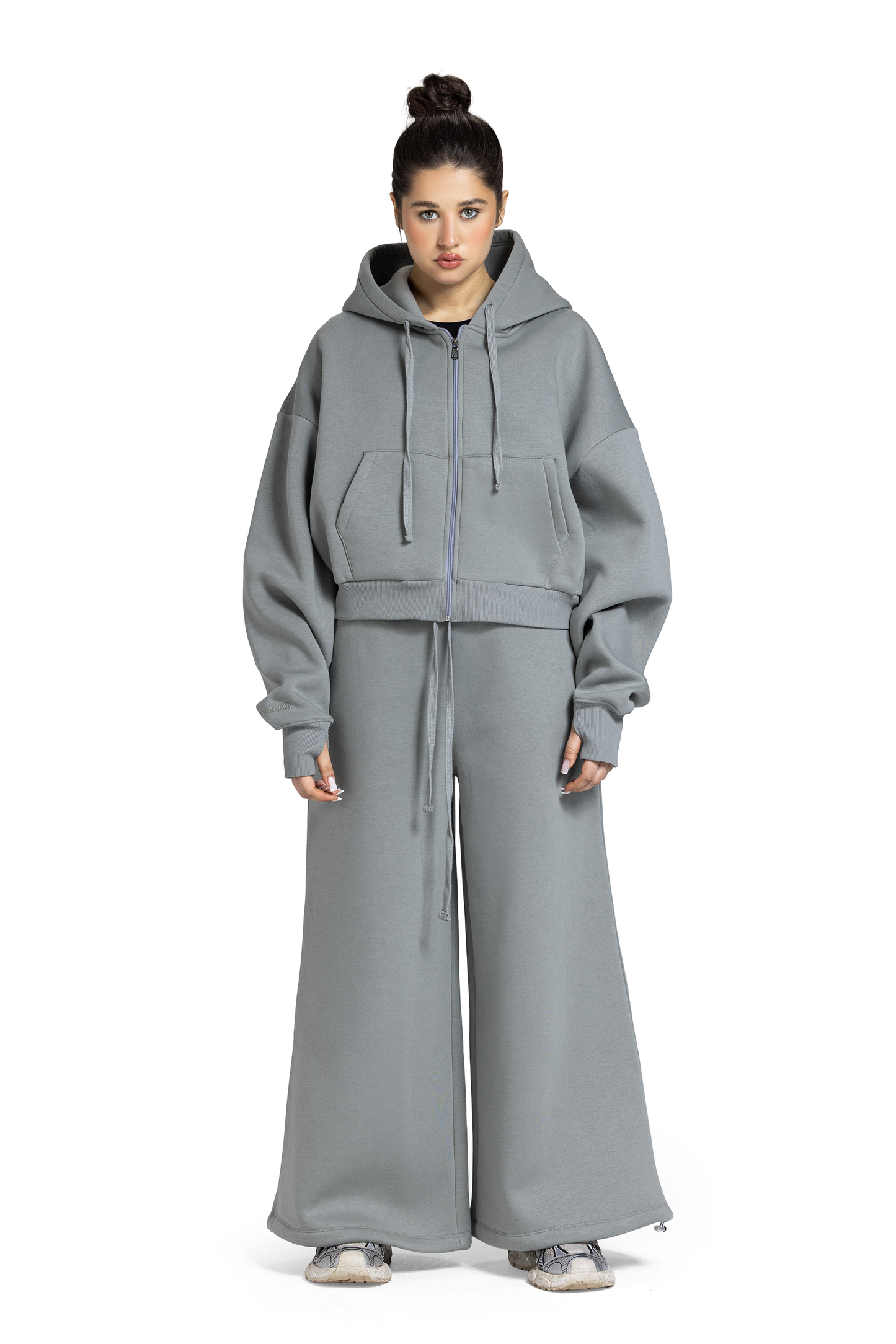 Women’s Cropped Zip-Up Jacket