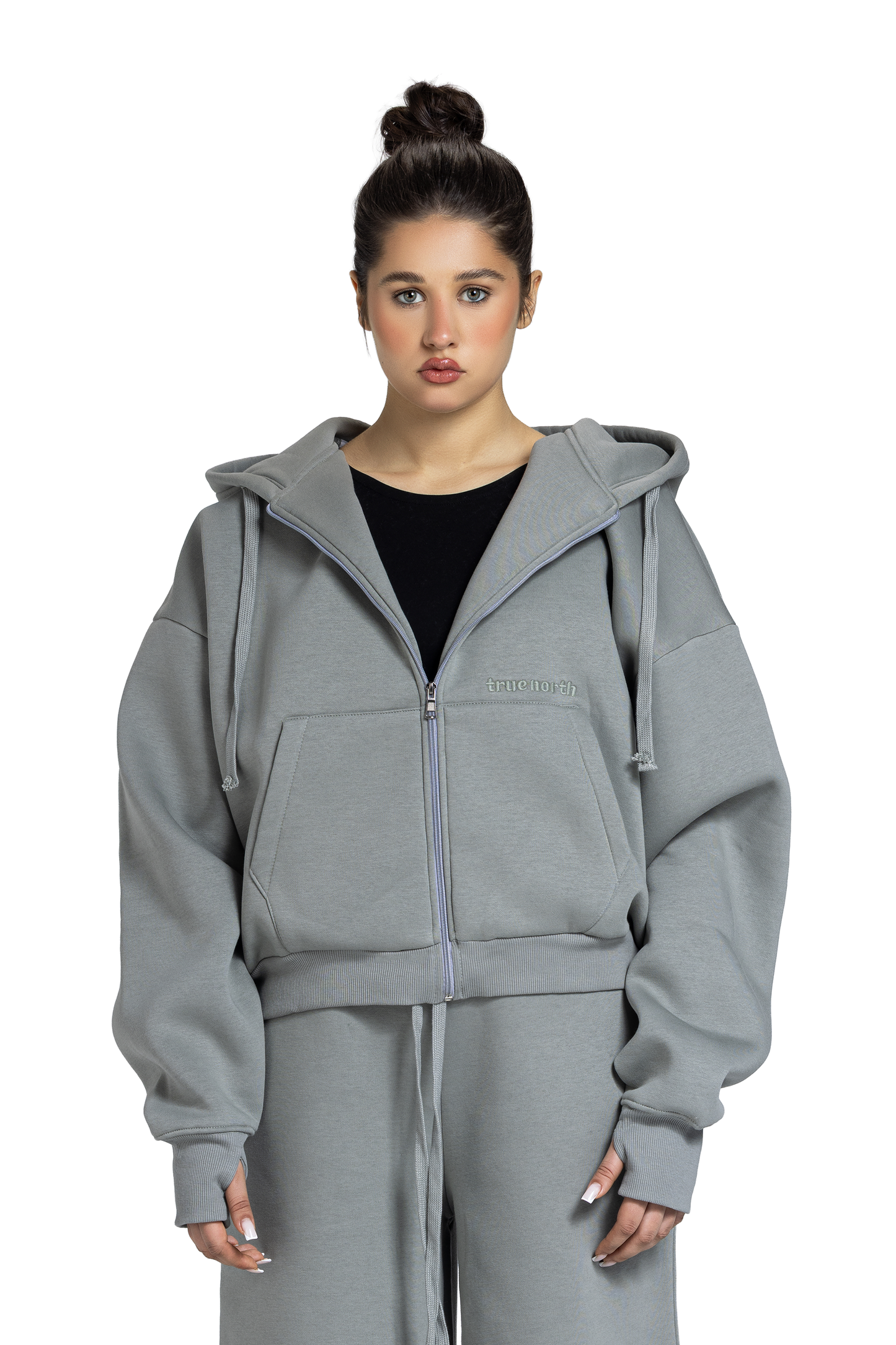 Unisex Oversized Zip-Up Jacket