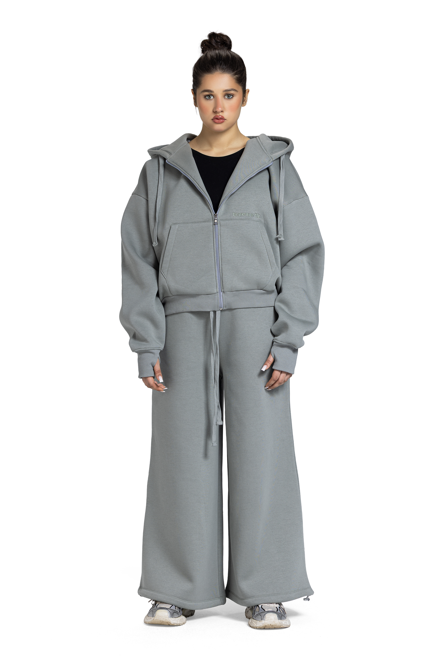 Unisex Oversized Zip-Up Jacket