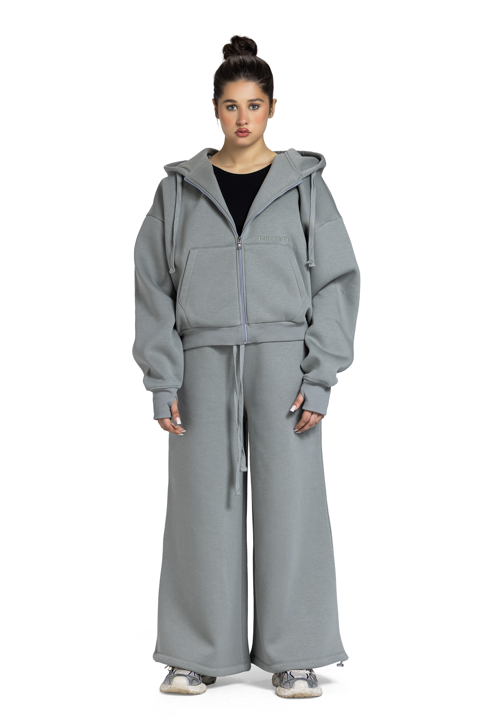 Unisex Oversized Zip-Up Jacket