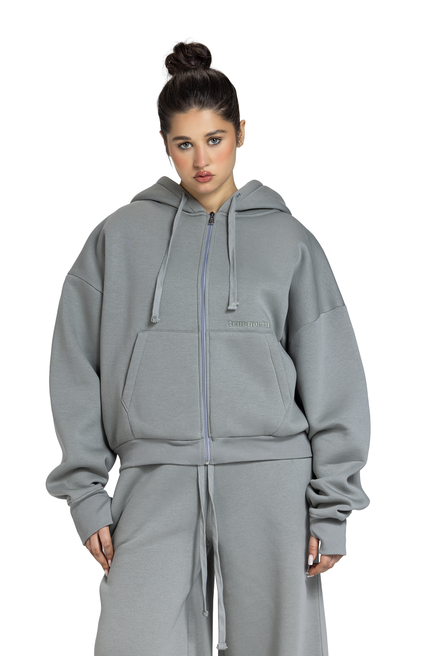 Unisex Oversized Zip-Up Jacket