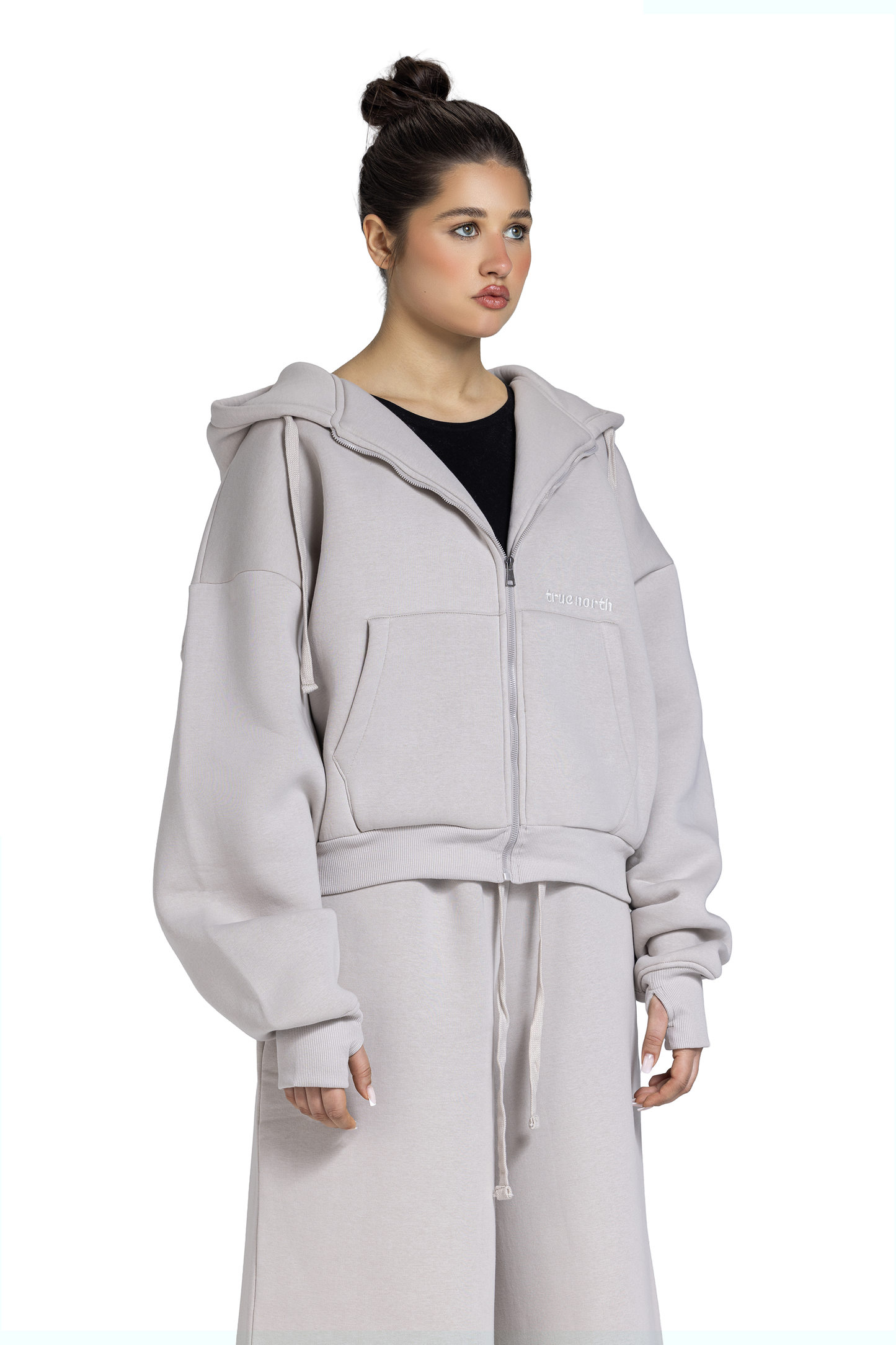 Unisex Oversized Zip-Up Jacket