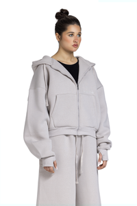 Unisex Oversized Zip-Up Jacket