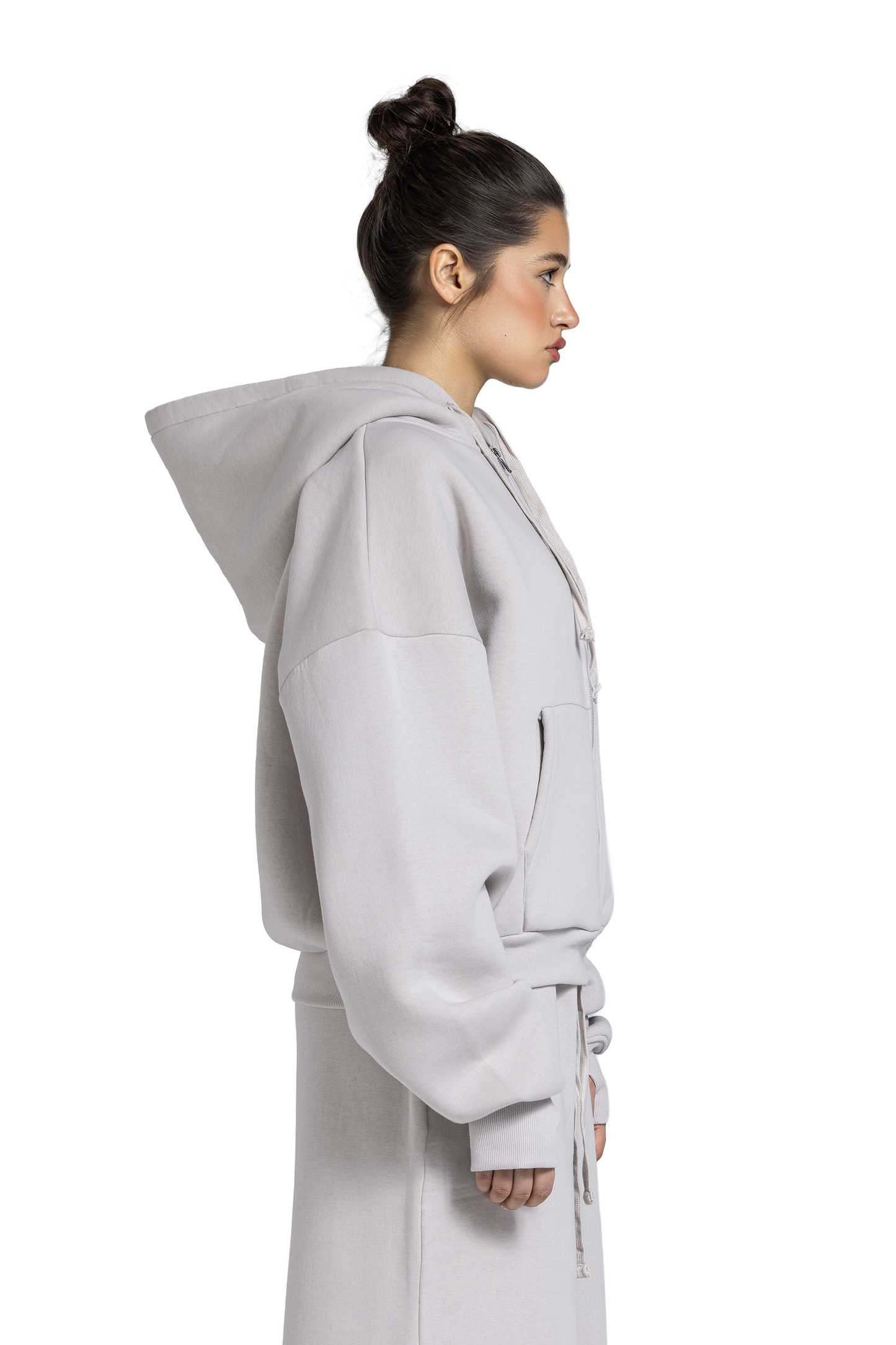 Unisex Oversized Zip-Up Jacket