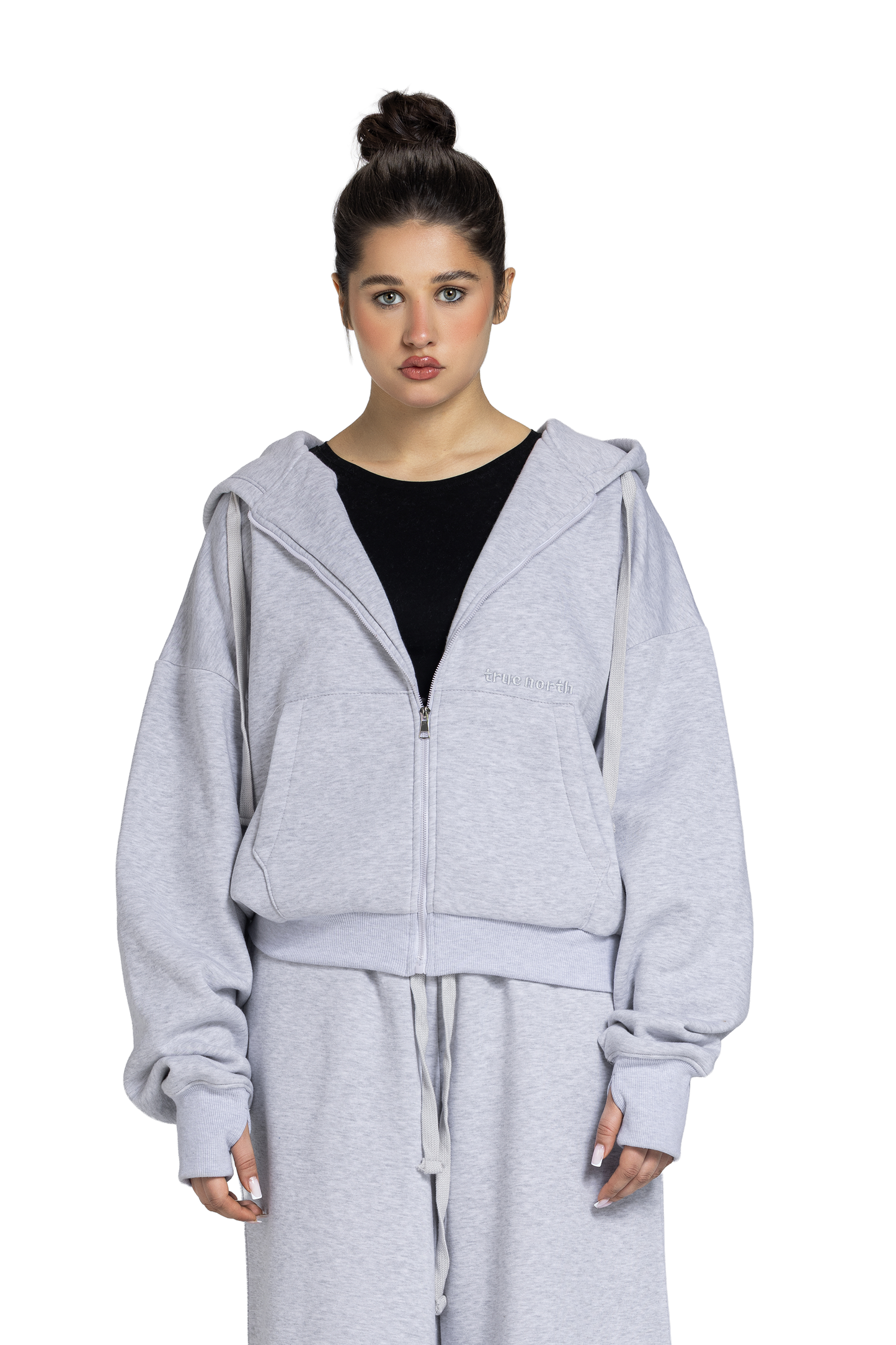 Unisex Oversized Zip-Up Jacket