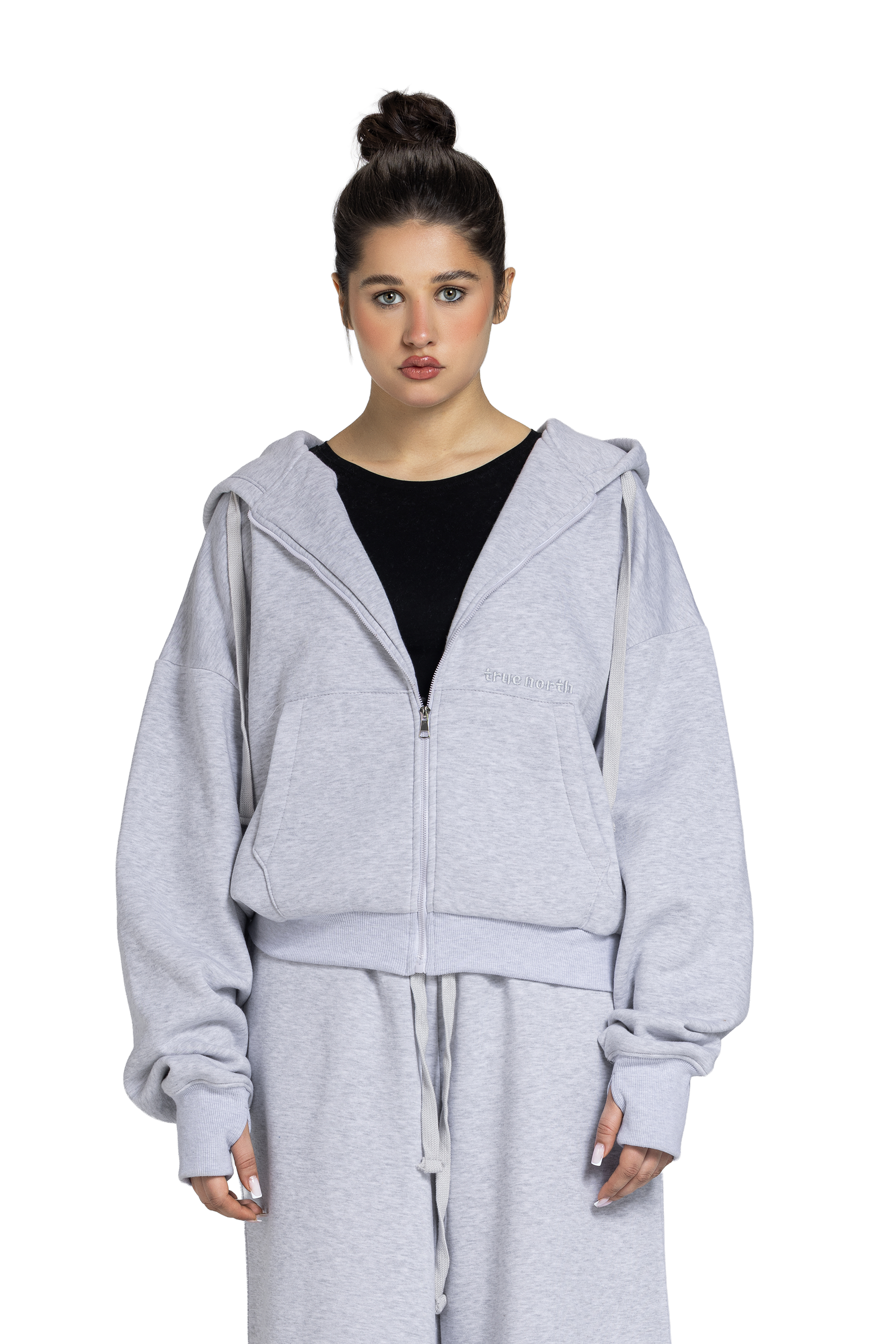 Unisex Oversized Zip-Up Jacket