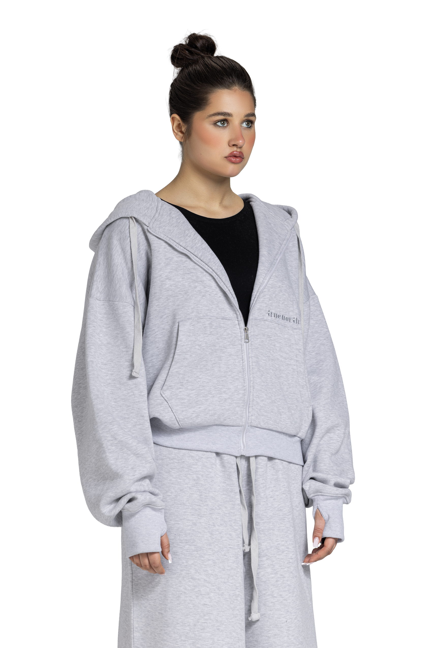 Unisex Oversized Zip-Up Jacket