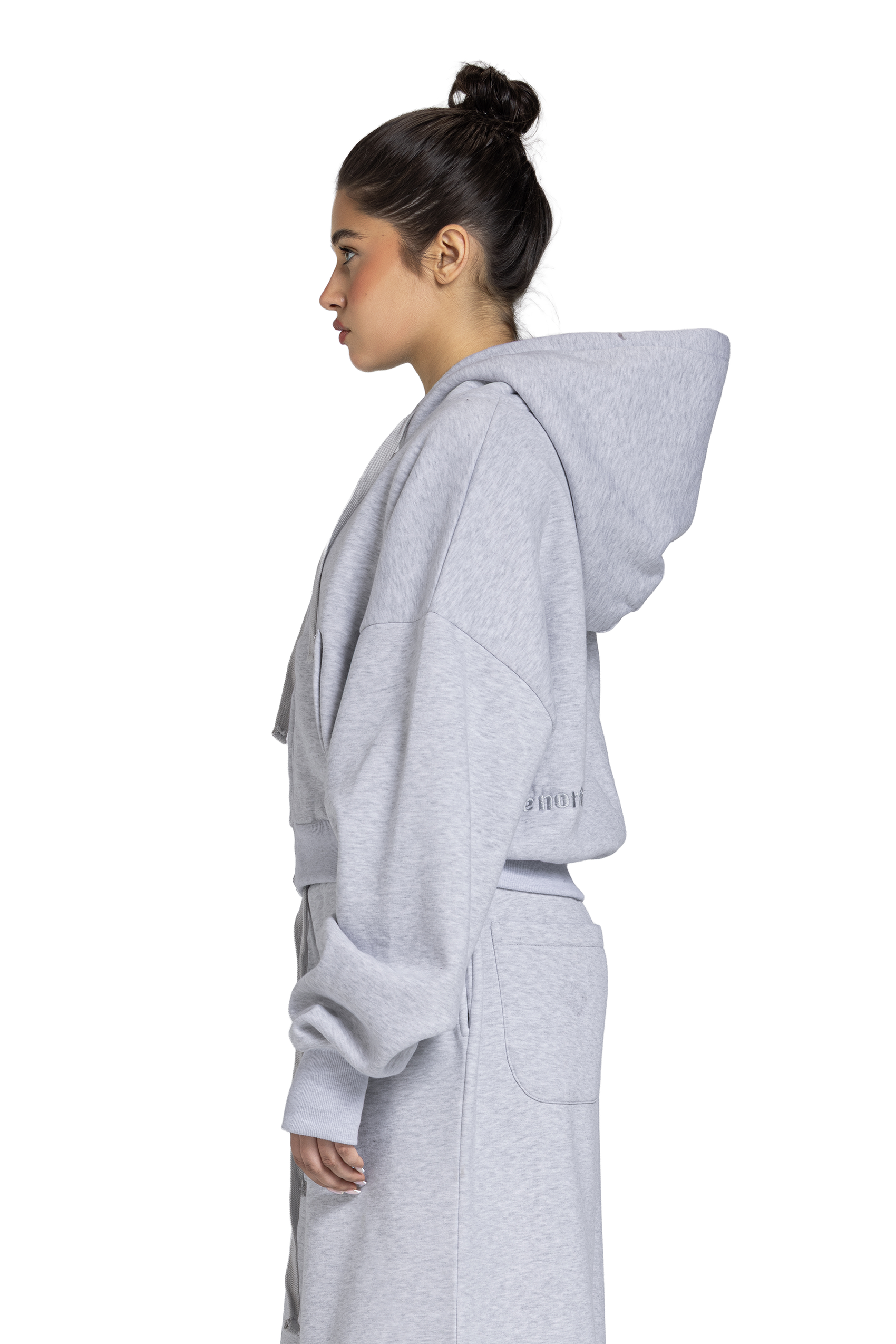 Women Cropped Zip-Up Jacket