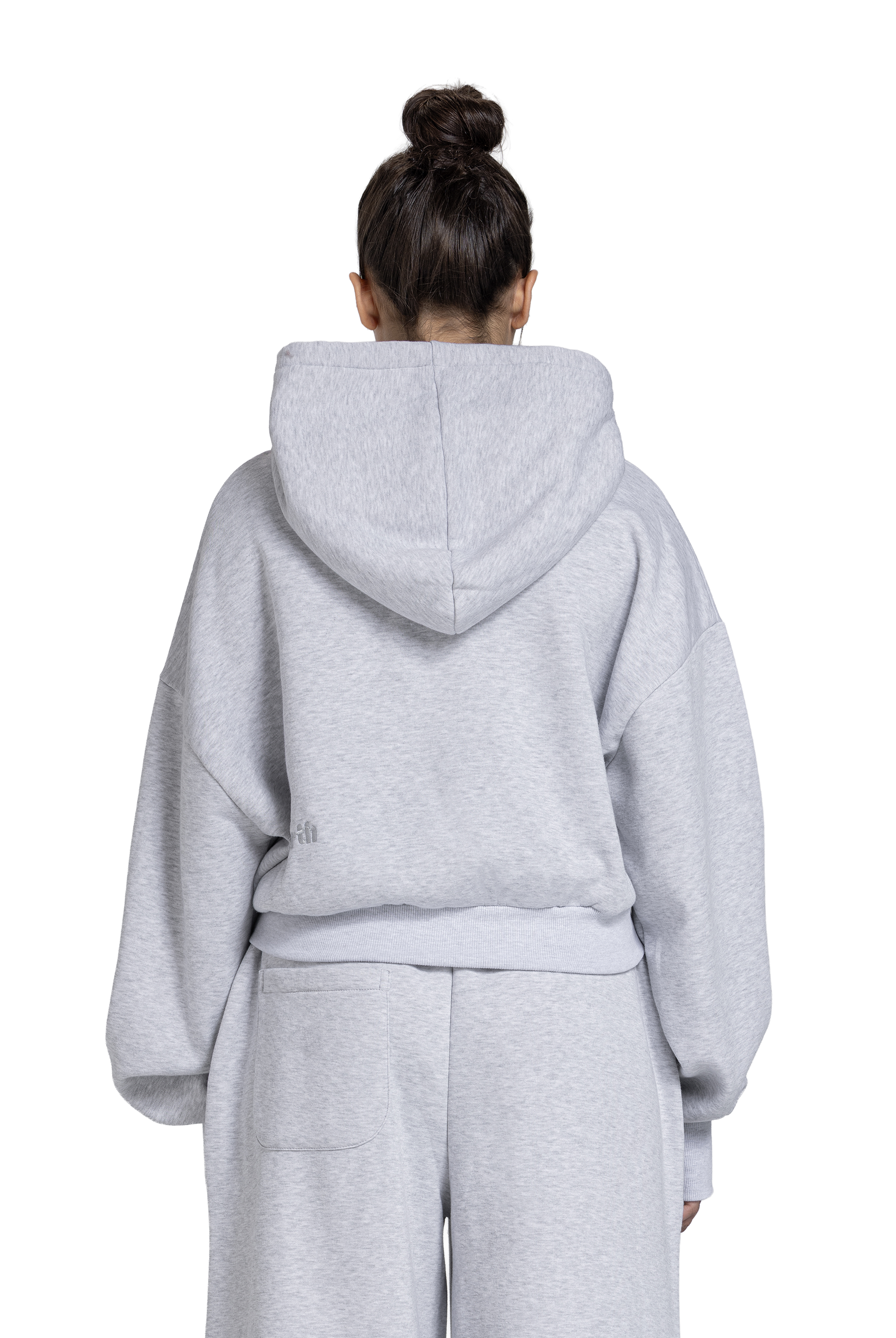 Women Cropped Zip-Up Jacket
