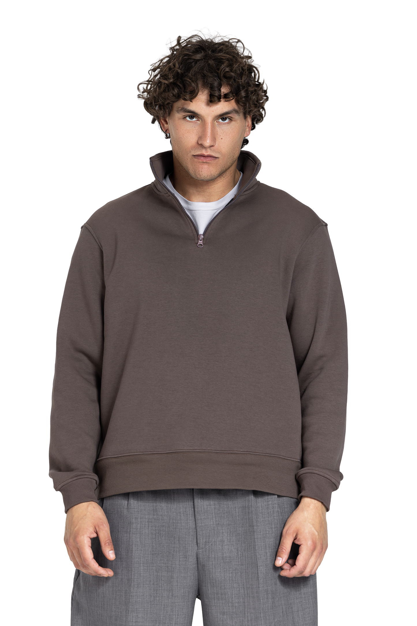 Unisex Quarter Zipper Sweatshirt