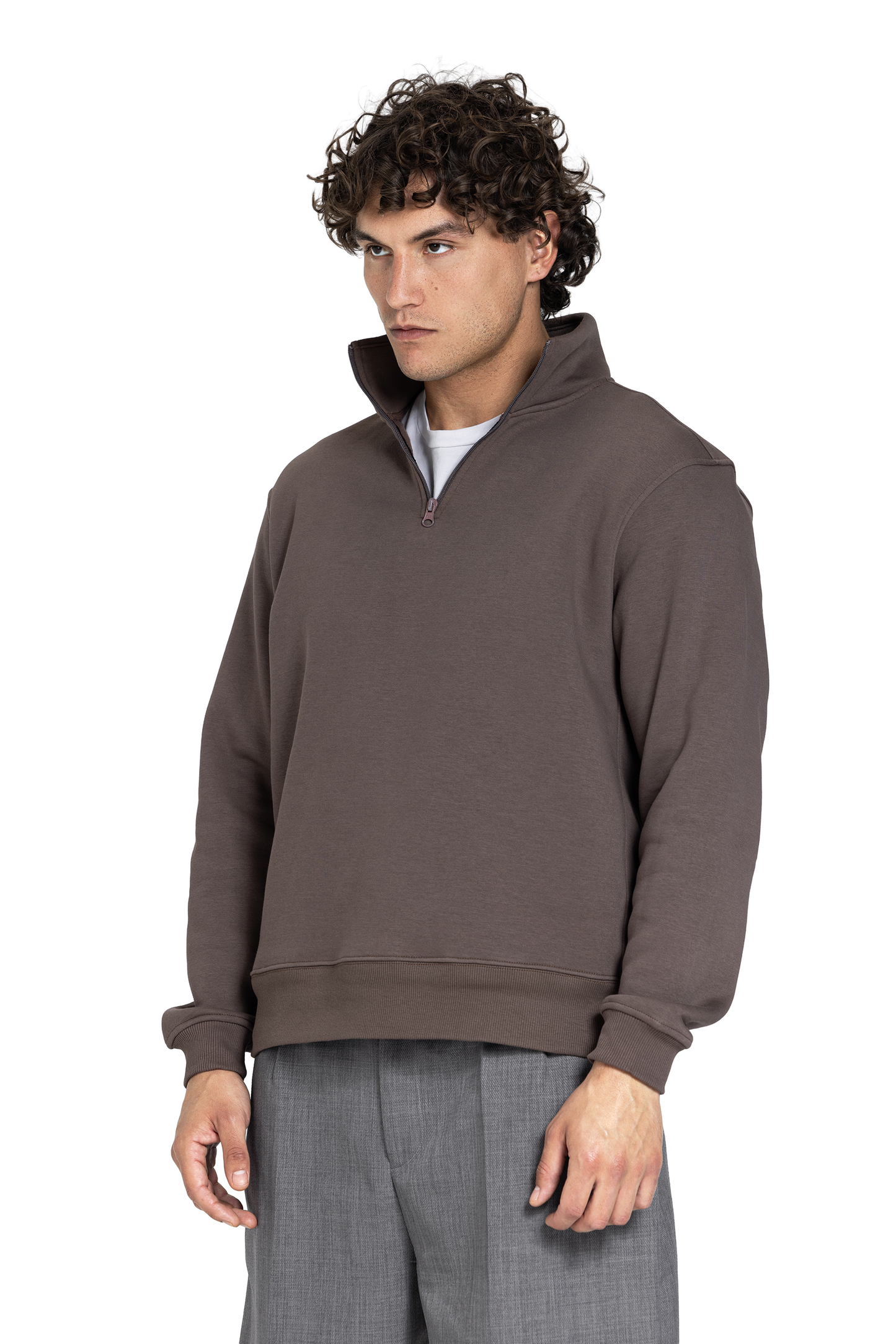 Unisex Quarter Zipper Sweatshirt