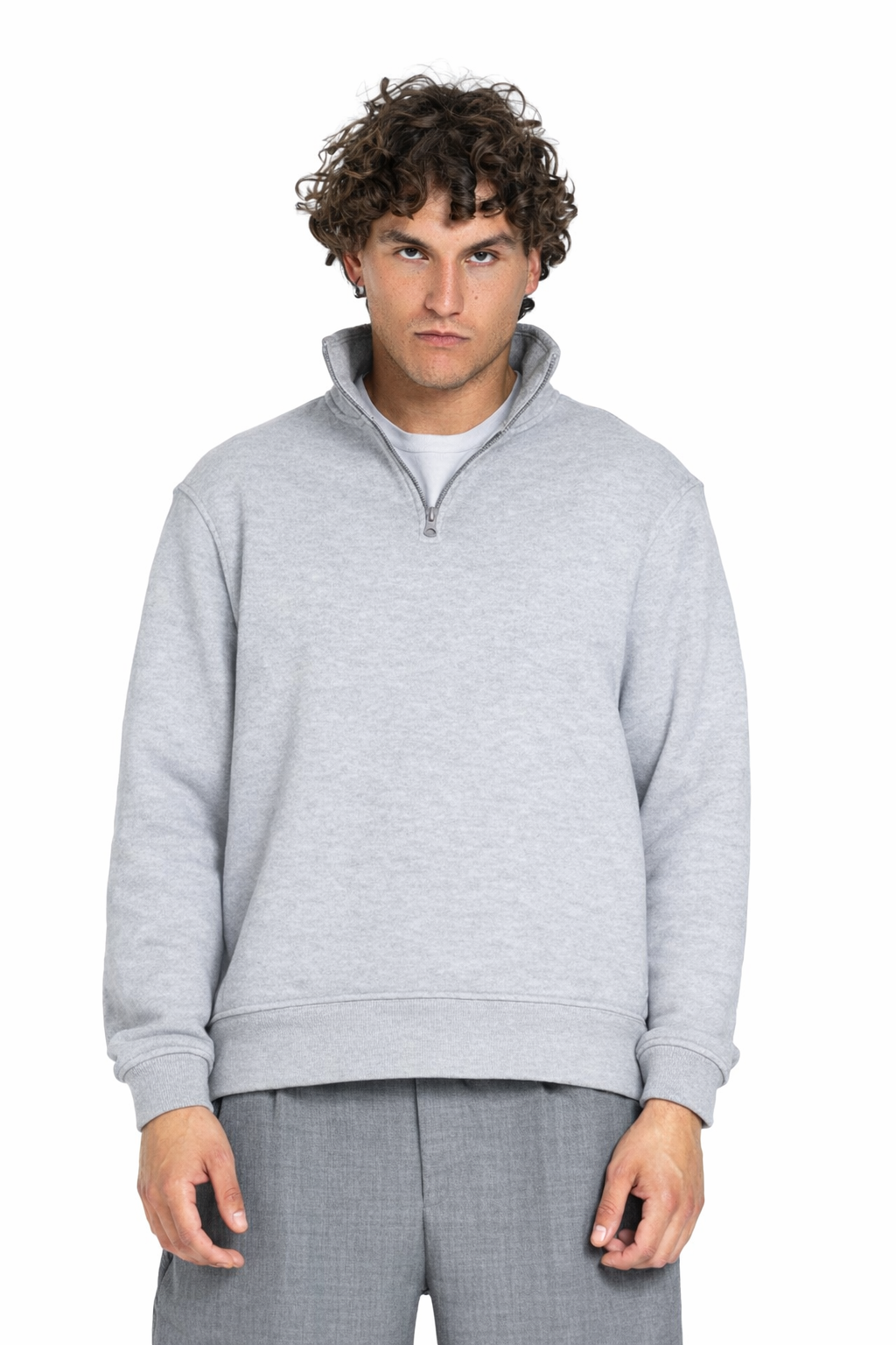 Unisex Quarter Zipper Sweatshirt