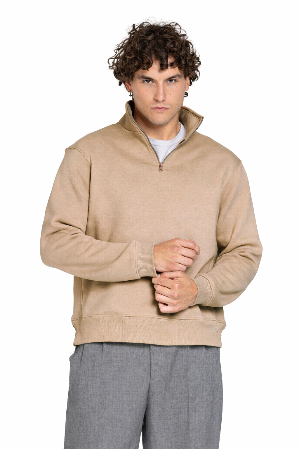 Unisex Quarter Zipper Sweatshirt