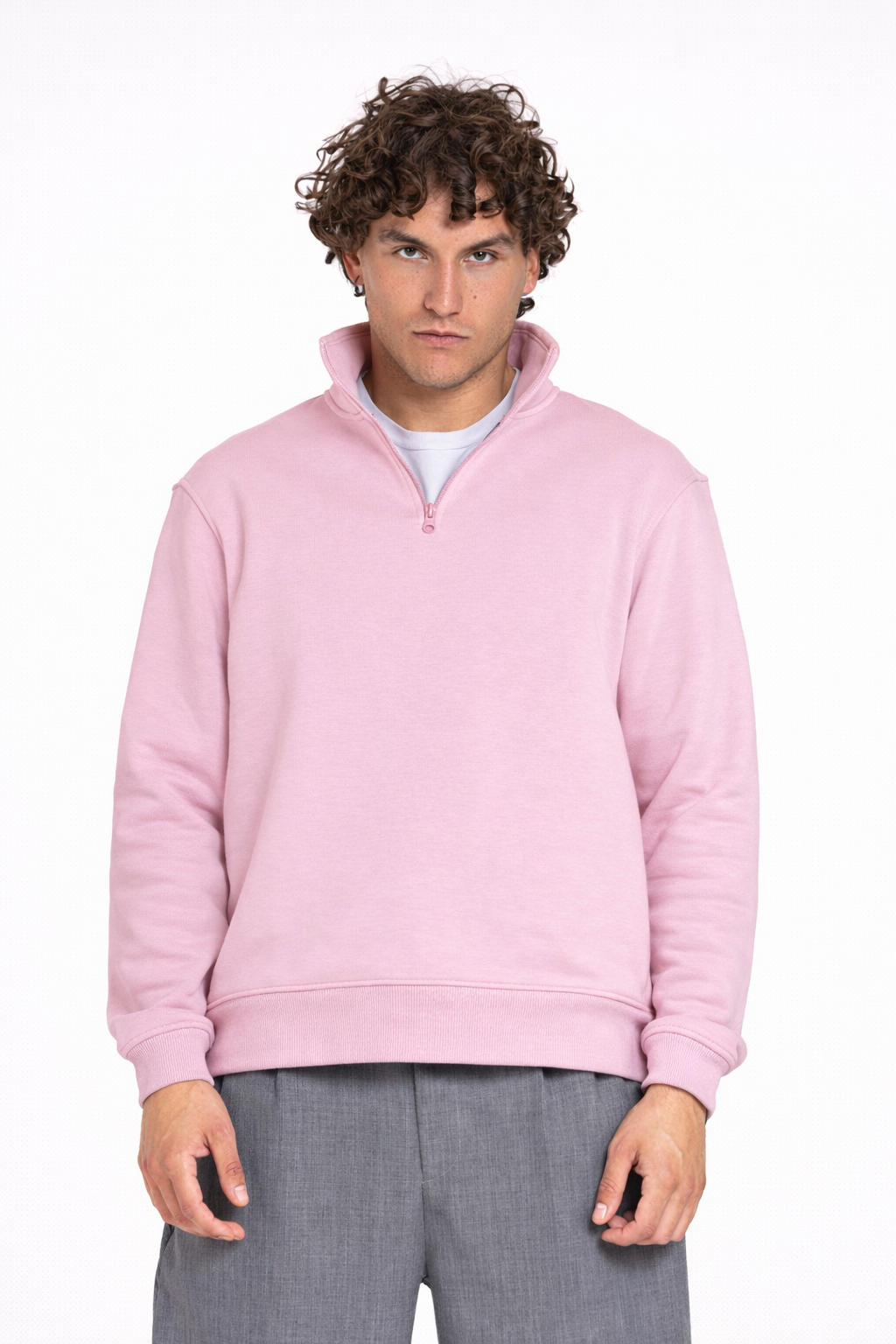 Unisex Quarter Zipper Sweatshirt