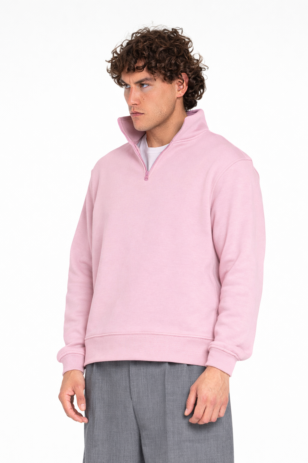 Unisex Quarter Zipper Sweatshirt
