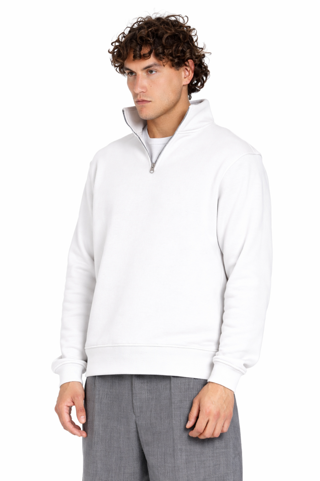 Unisex Quarter Zipper Sweatshirt