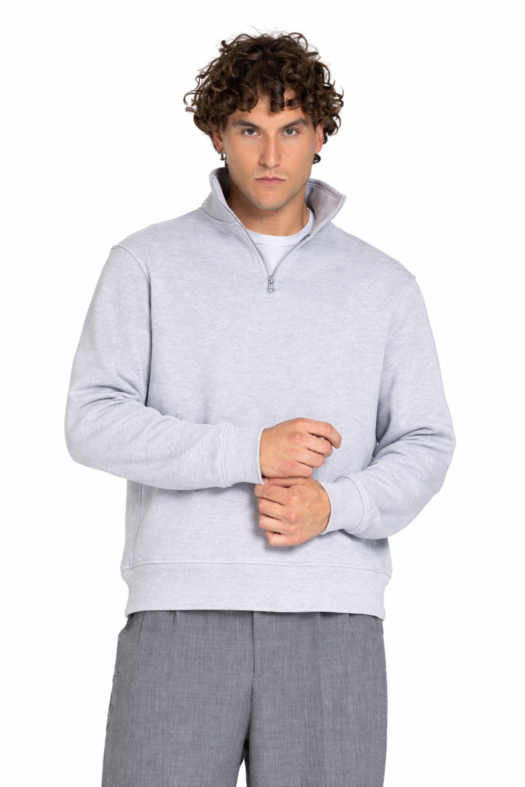 Unisex Quarter Zipper Sweatshirt