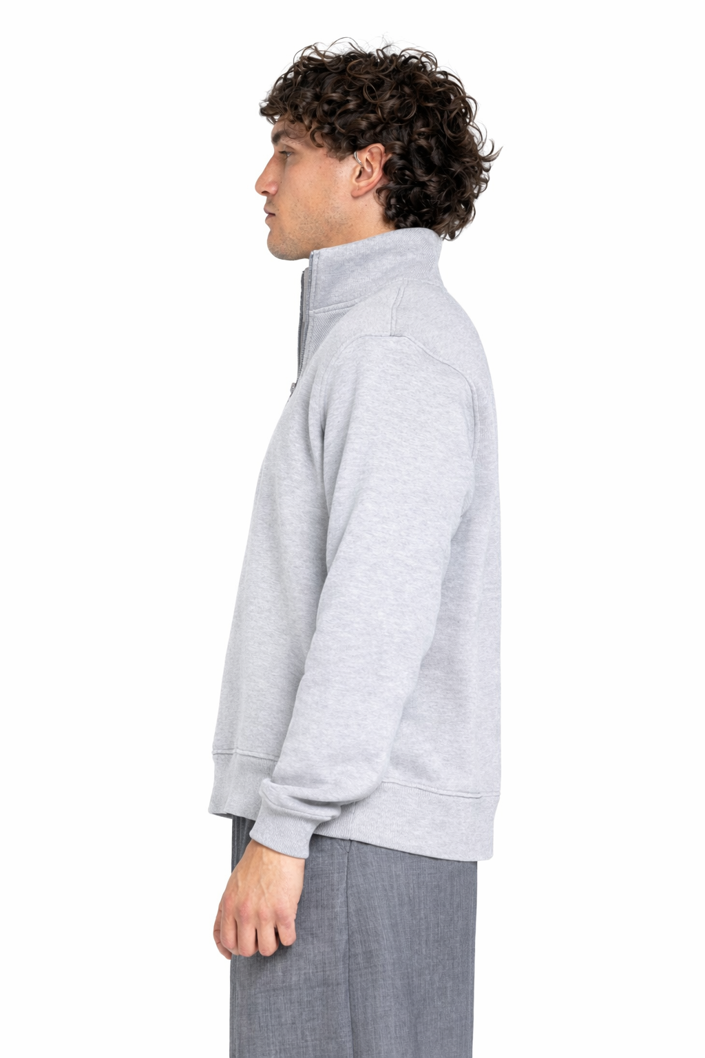 Unisex Quarter Zipper Sweatshirt