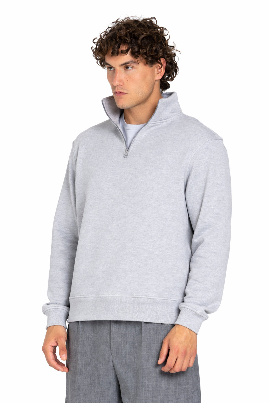 Unisex Quarter Zipper Sweatshirt