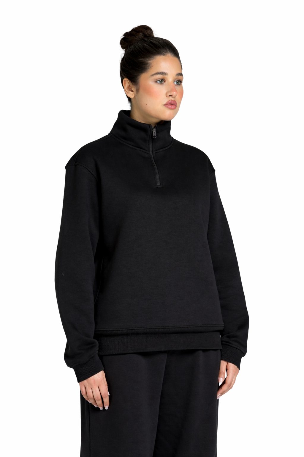 Unisex Quarter Zipper Sweatshirt
