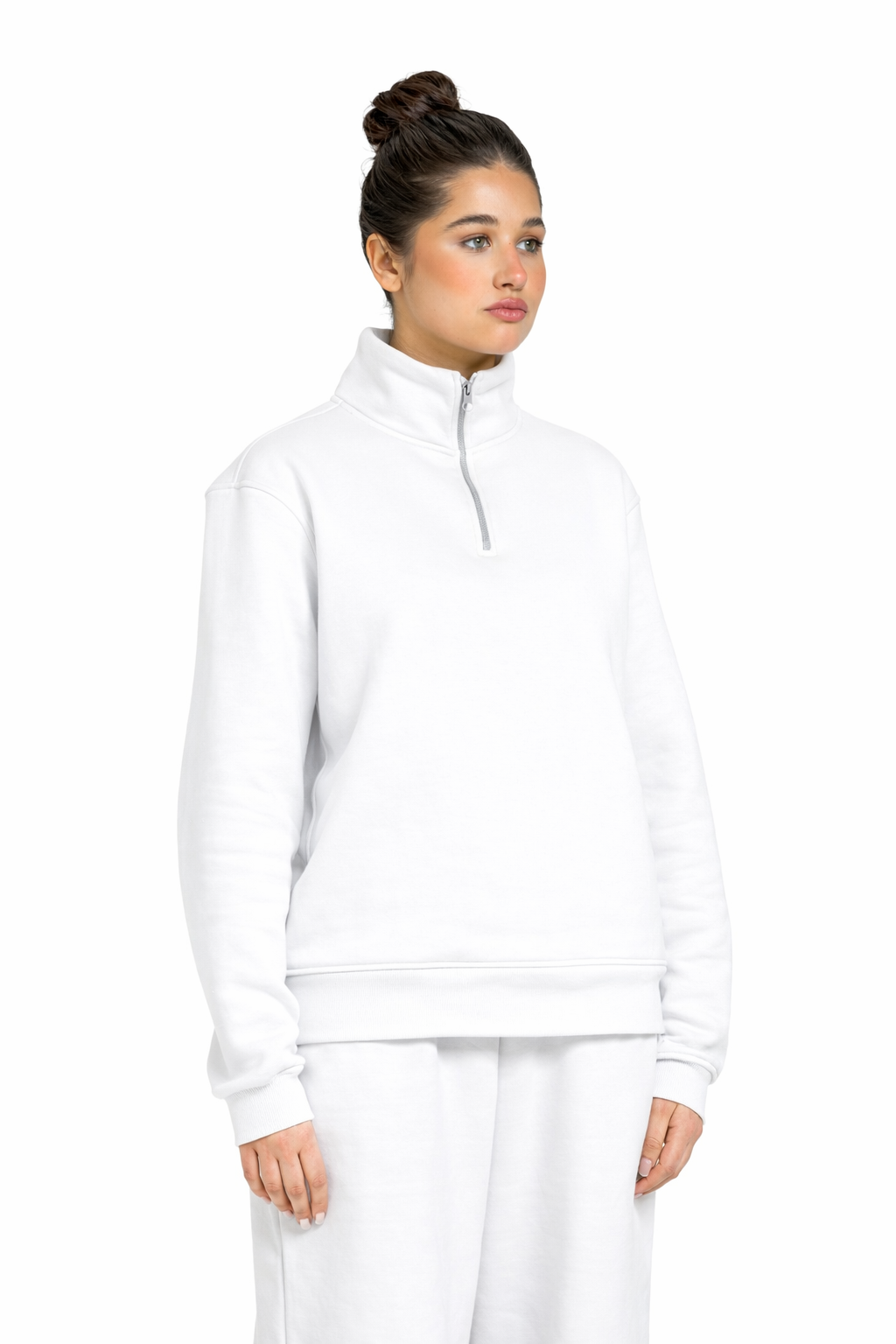 Unisex Quarter Zipper Sweatshirt