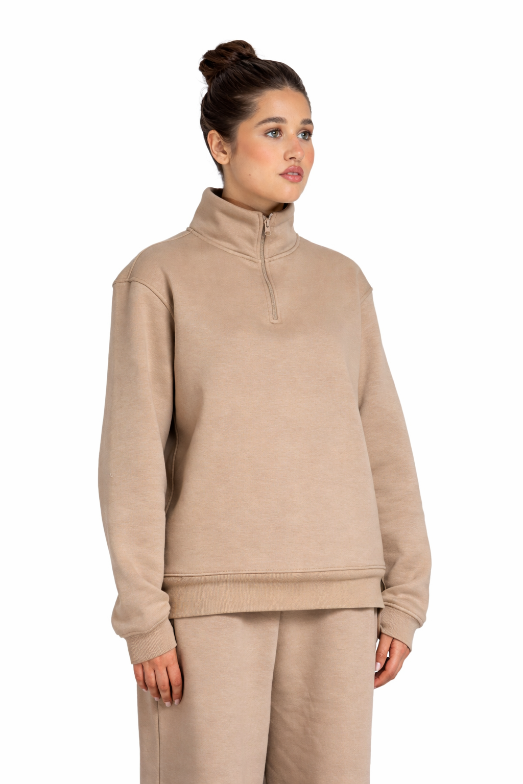 Unisex Quarter Zipper Sweatshirt