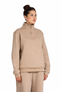 Unisex Quarter Zipper Sweatshirt