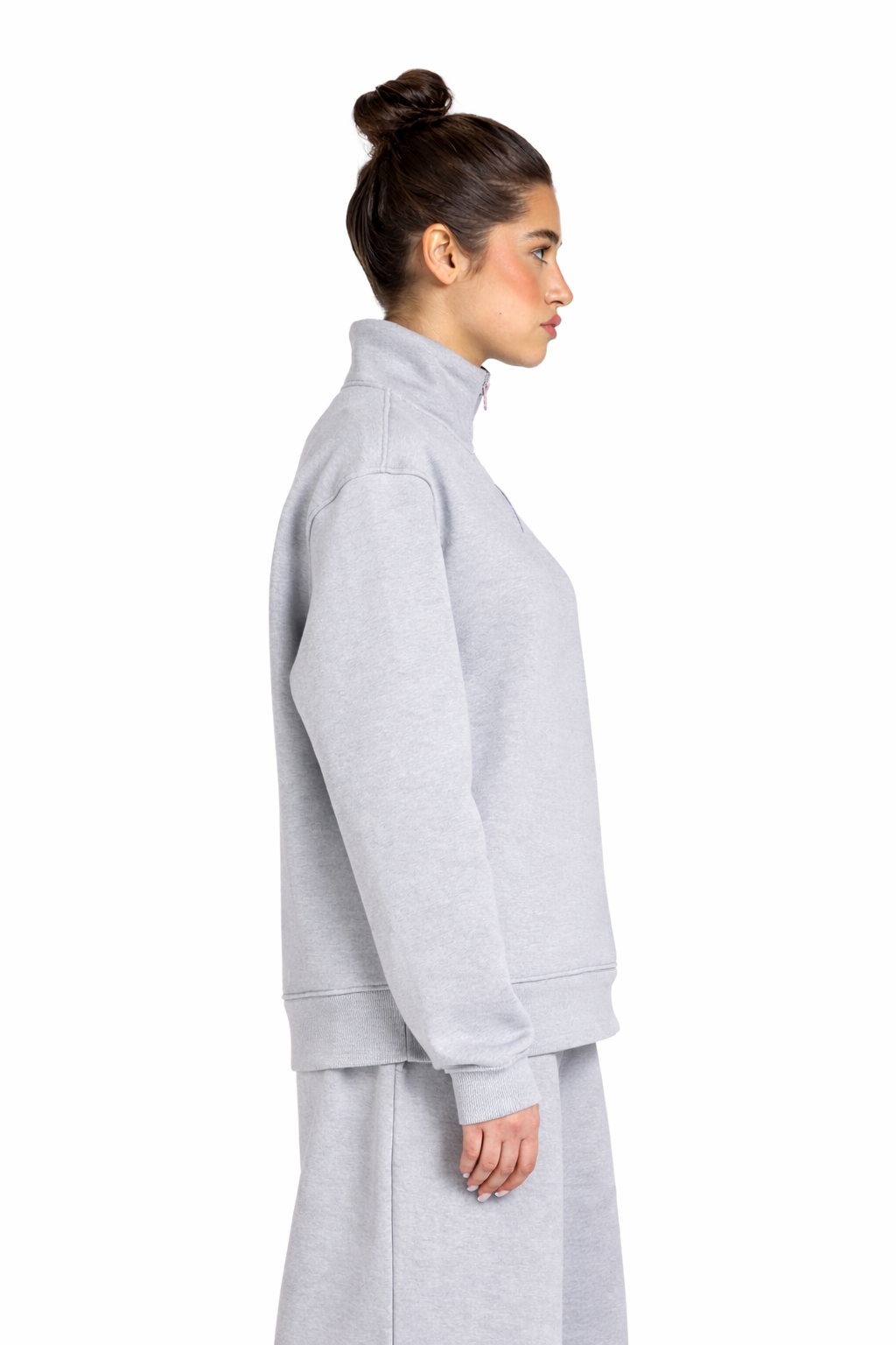 Unisex Quarter Zipper Sweatshirt
