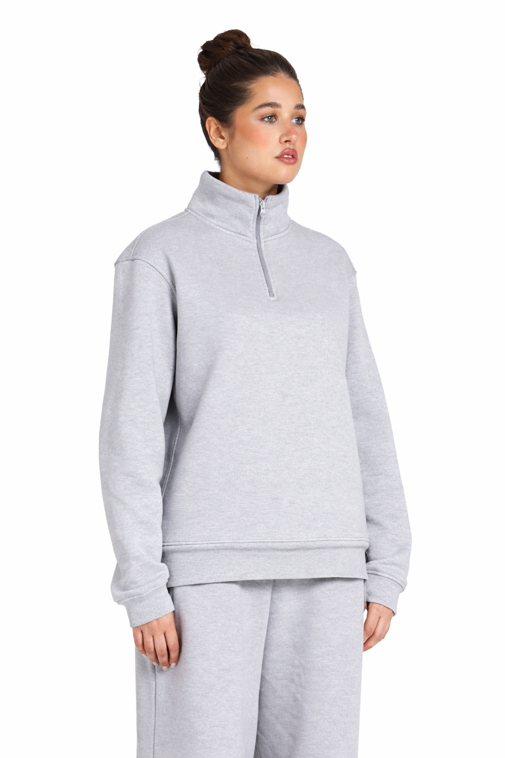 Unisex Quarter Zipper Sweatshirt