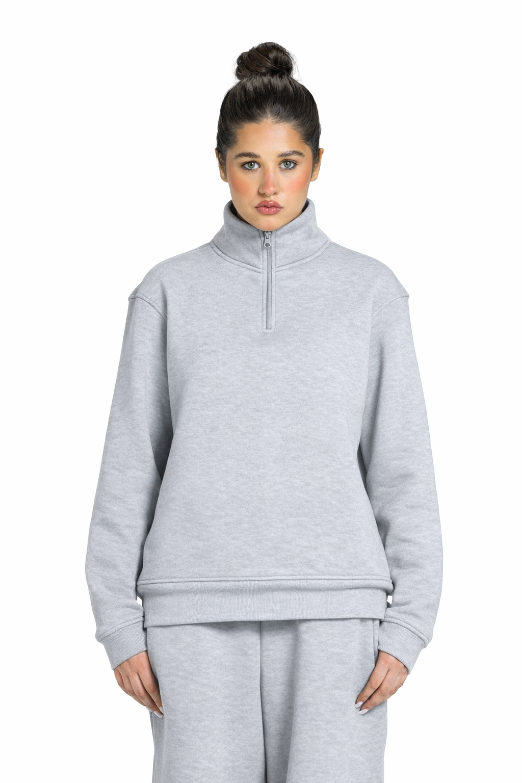Unisex Quarter Zipper Sweatshirt