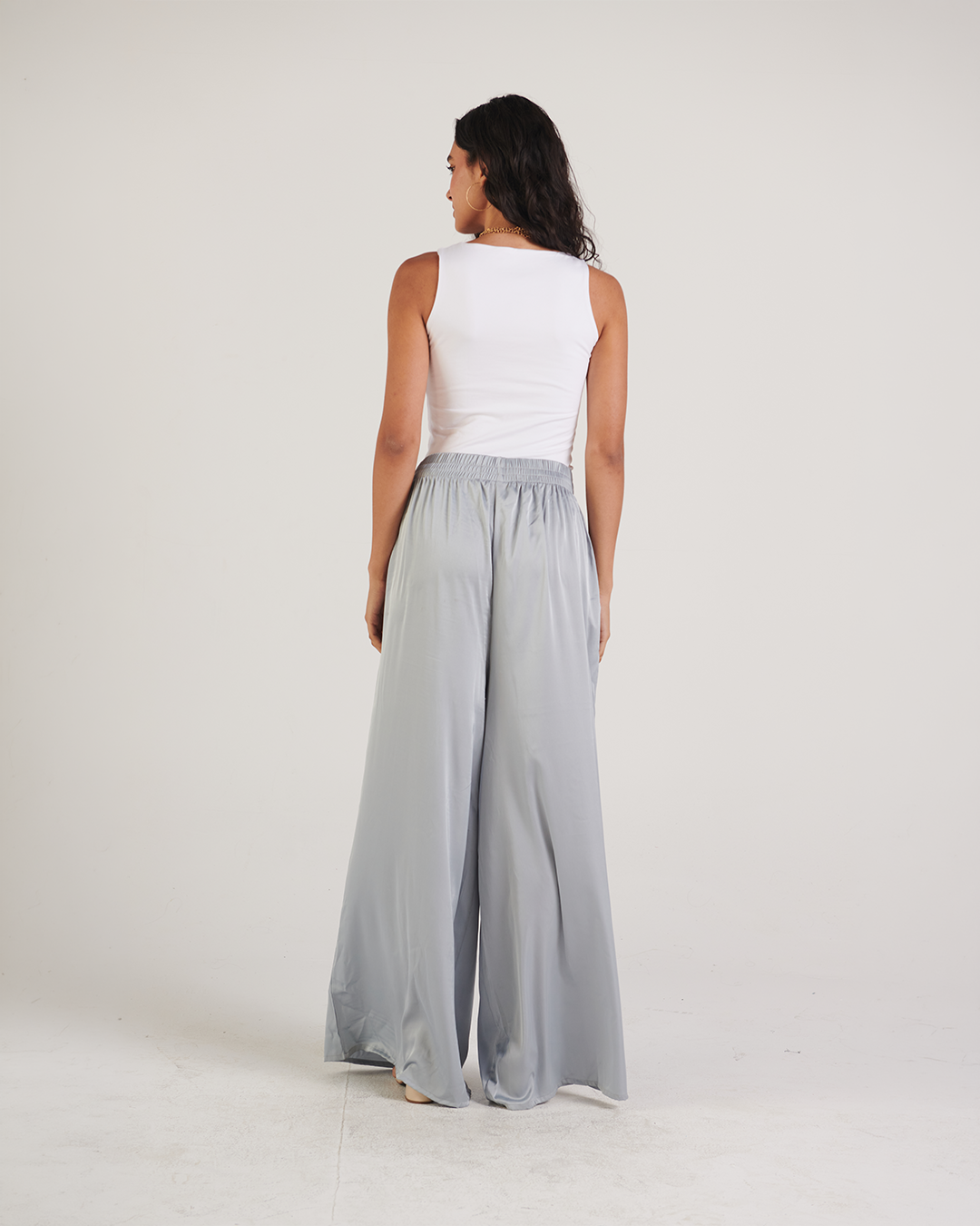 The Aurora Satin Pants