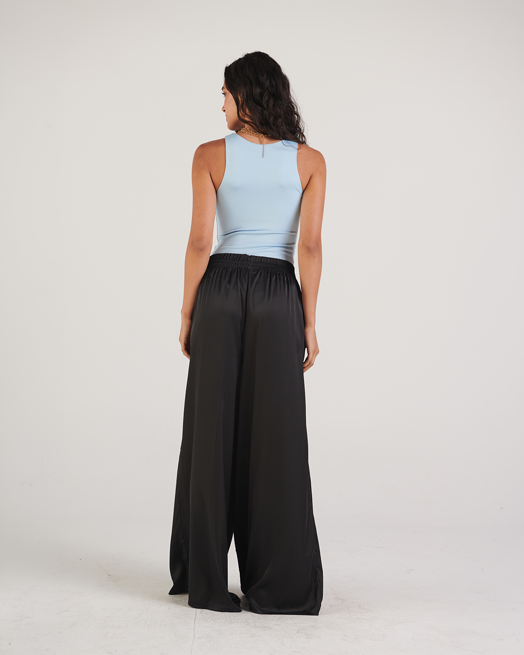 The Aurora Satin Pants