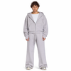 Men Oversized Zip-Up Set