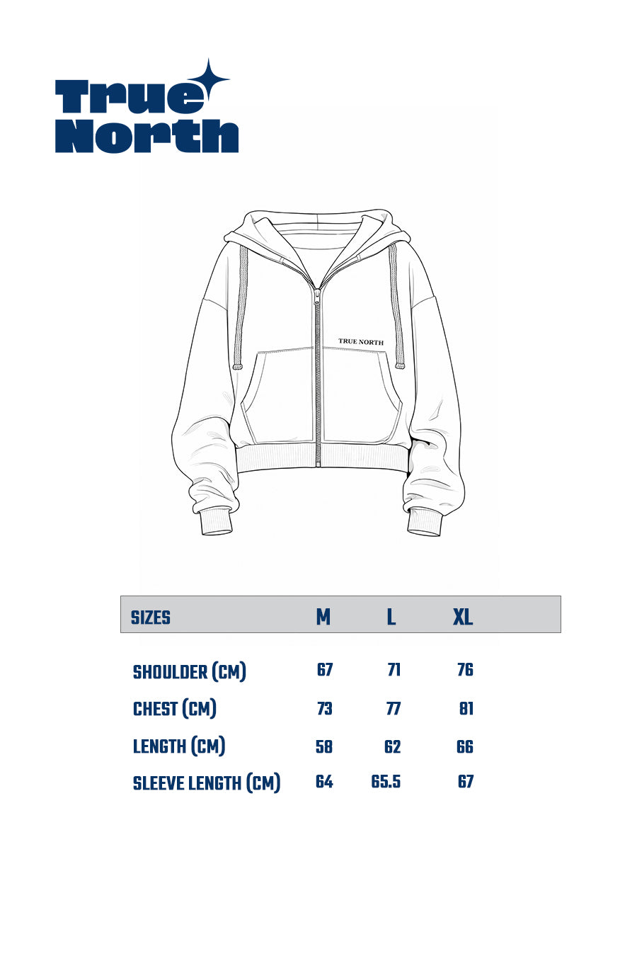 Unisex Oversized Zip-Up Jacket