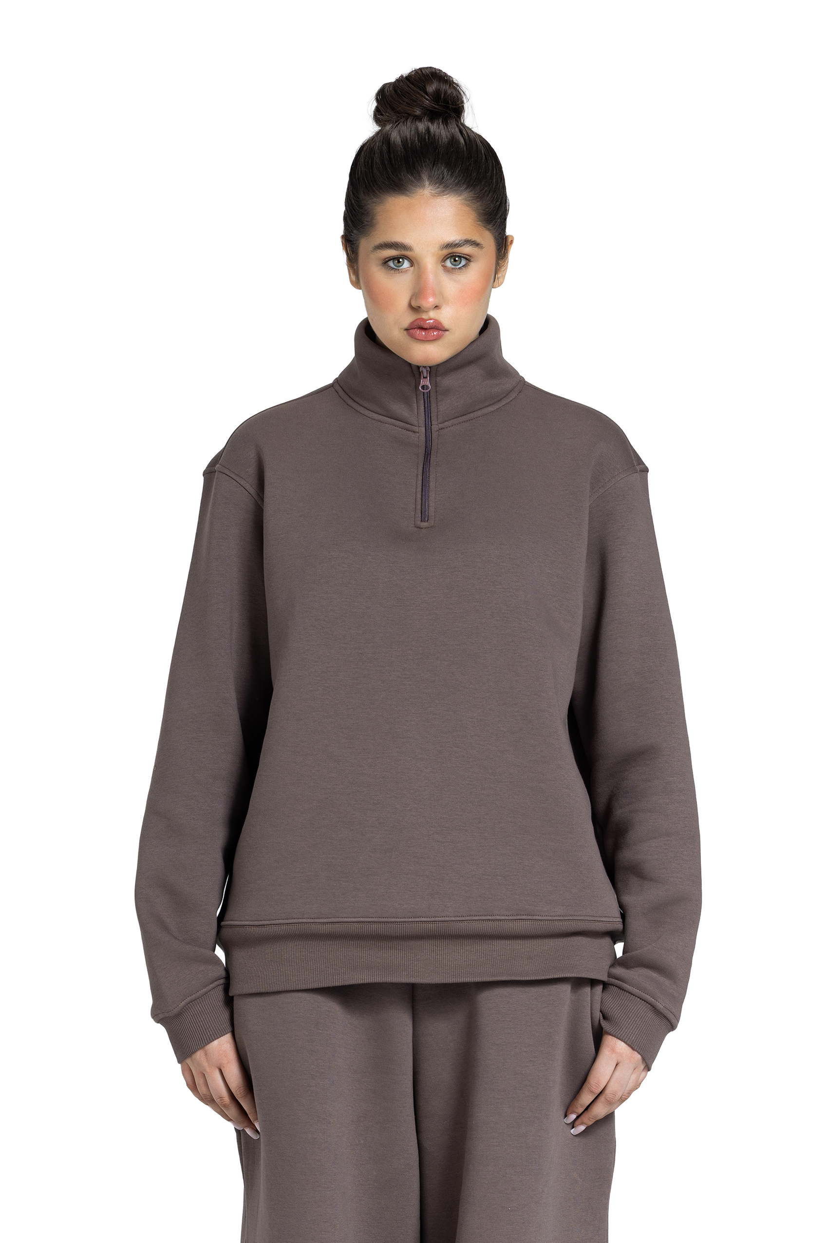 Unisex Quarter Zipper Sweatshirt