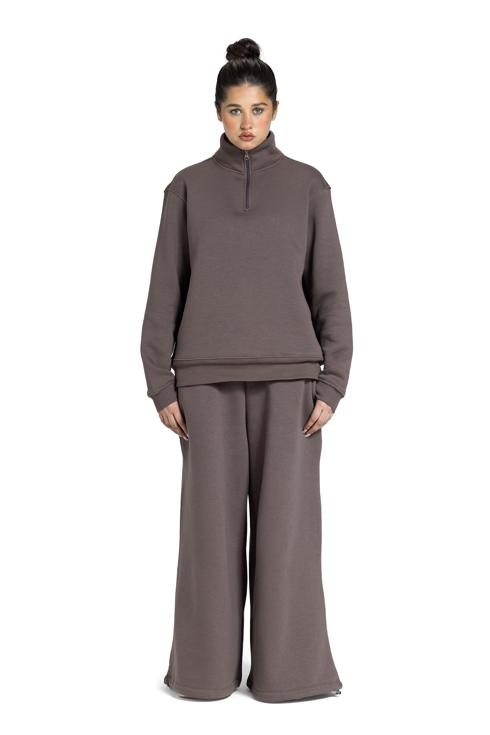 Unisex Quarter Zipper Sweatshirt