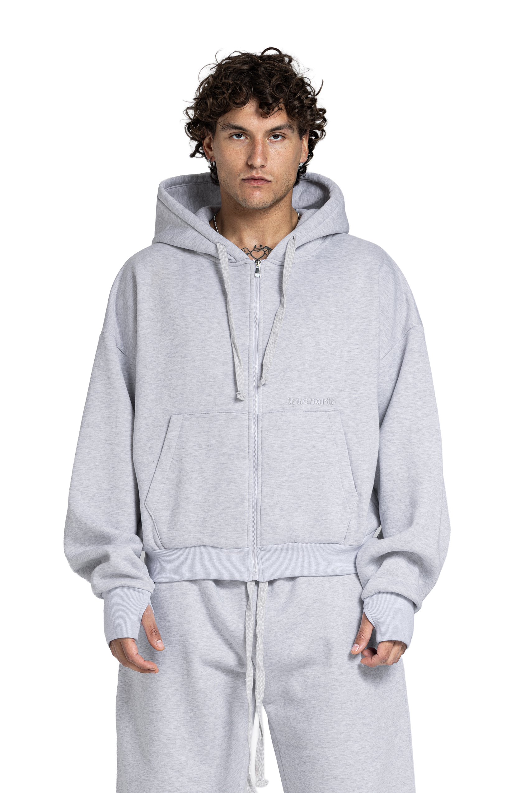 Unisex Oversized Zip-Up Jacket