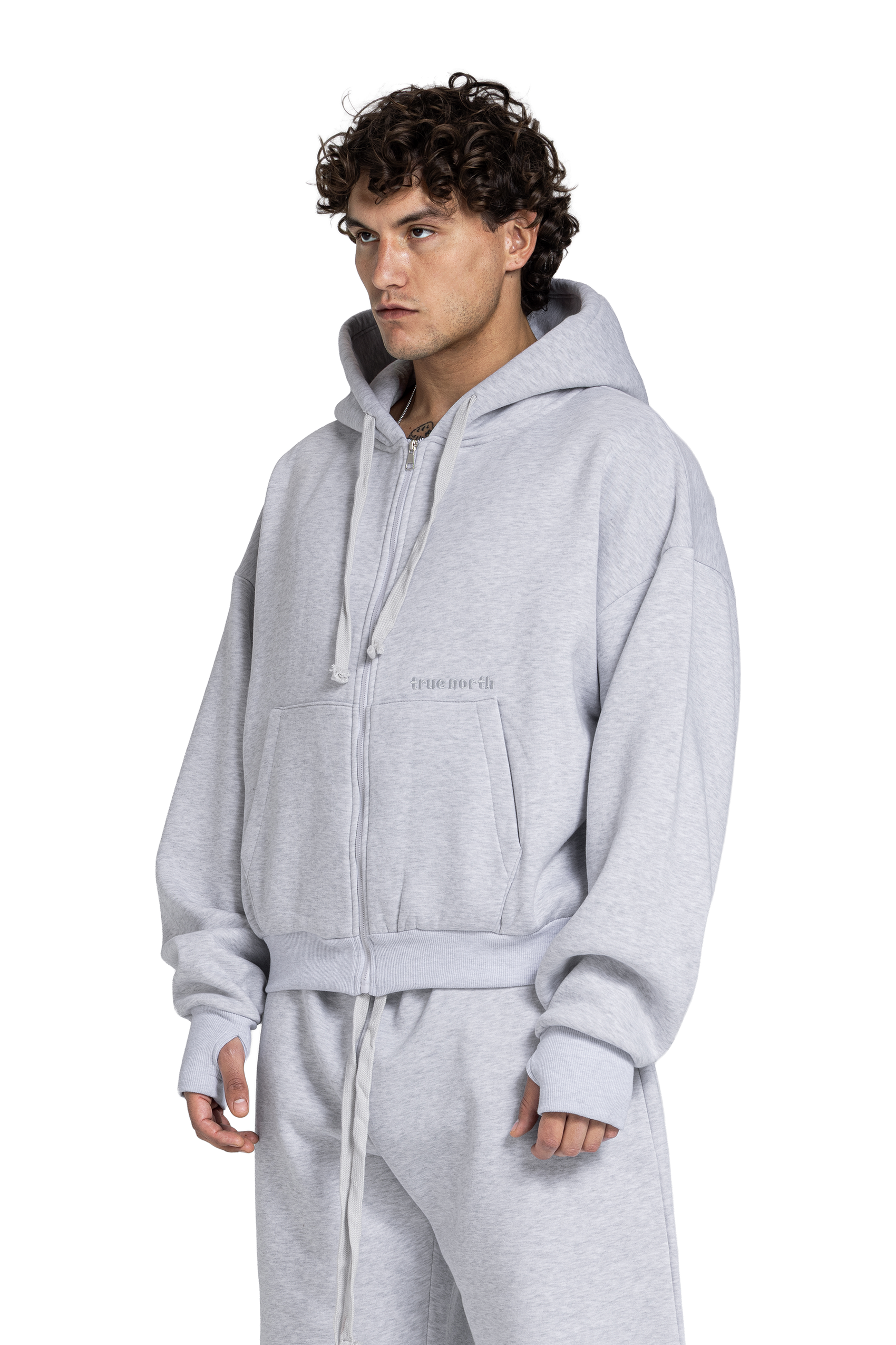 Unisex Oversized Zip-Up Jacket