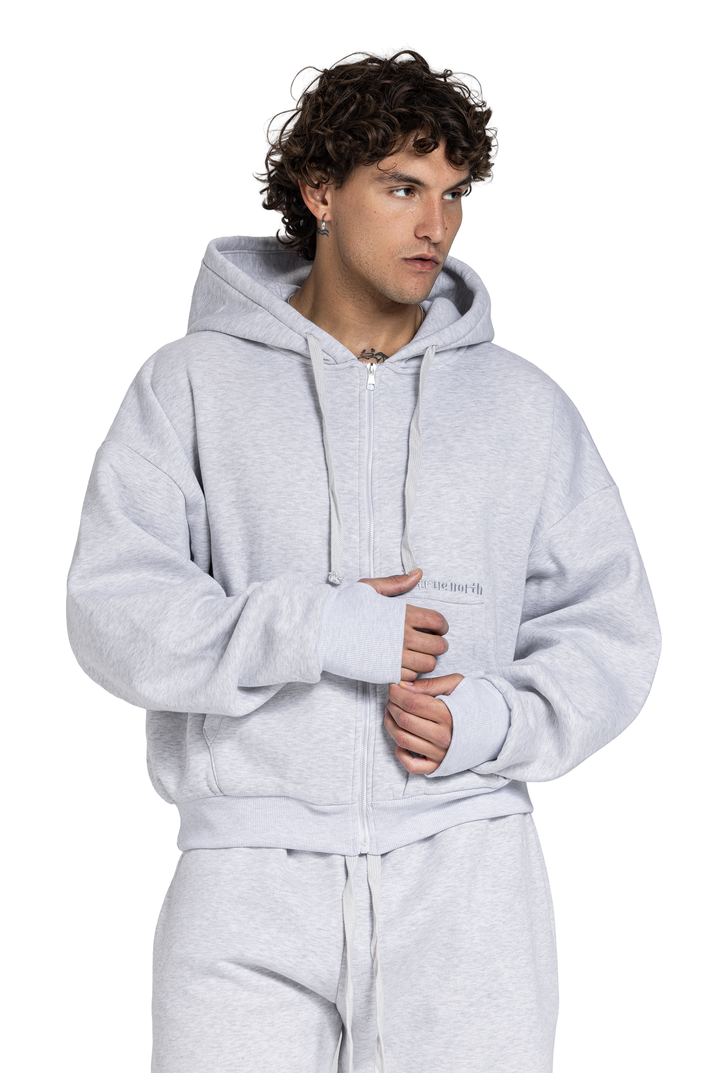 Unisex Oversized Zip-Up Jacket